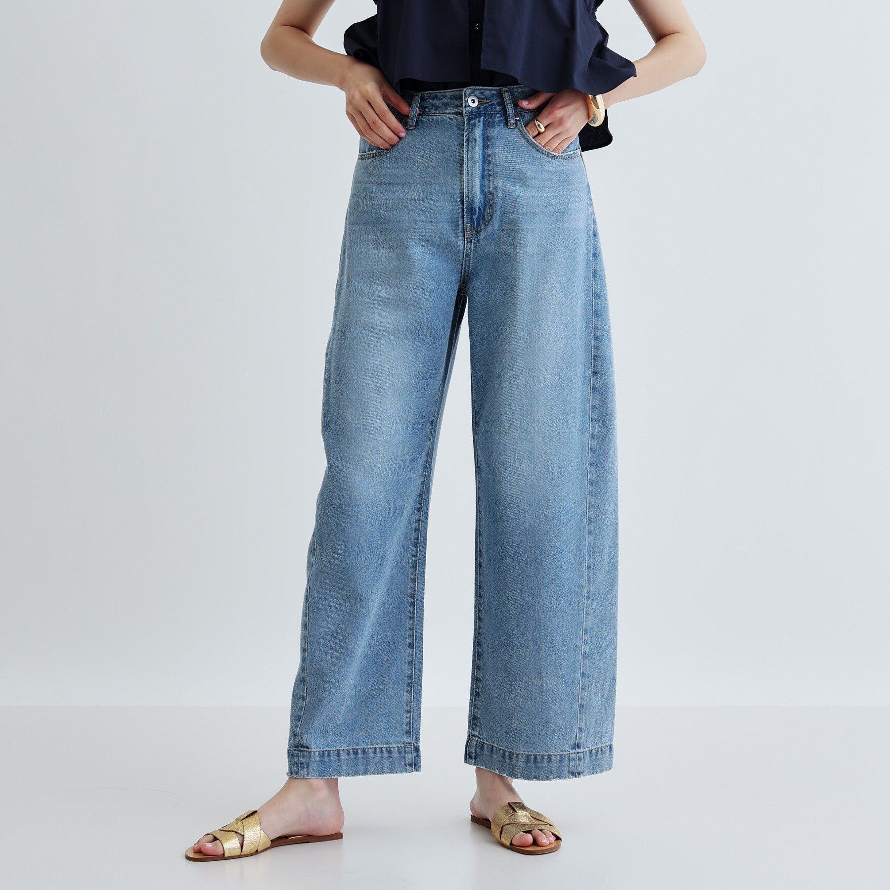 GALLEST「ライトワイドデニム」|デニム|