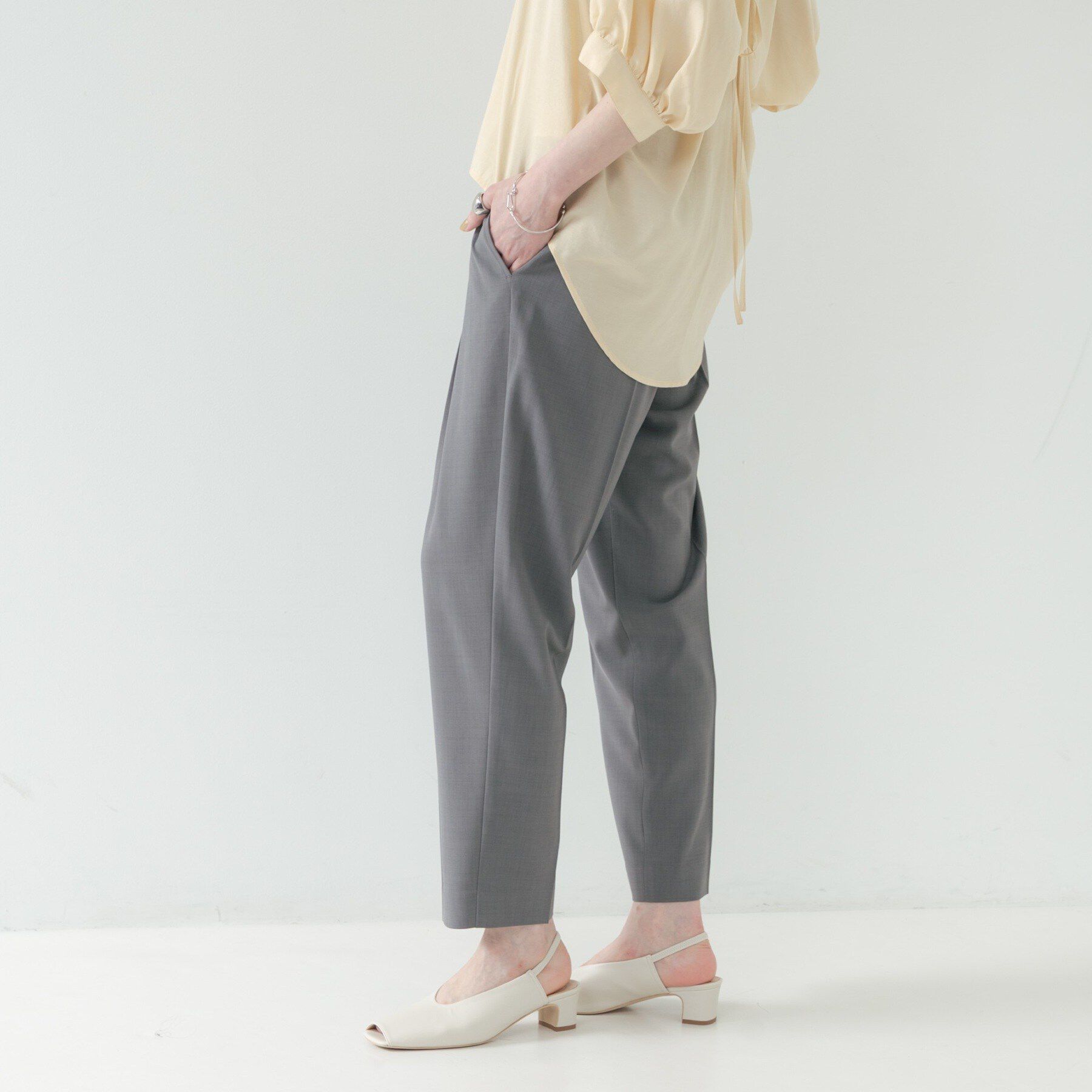 GALLEST「Comfy SET UP｜イージーテーパードパンツ【セットアップ対応／通勤／カセット服／接触冷感／U」|その他|