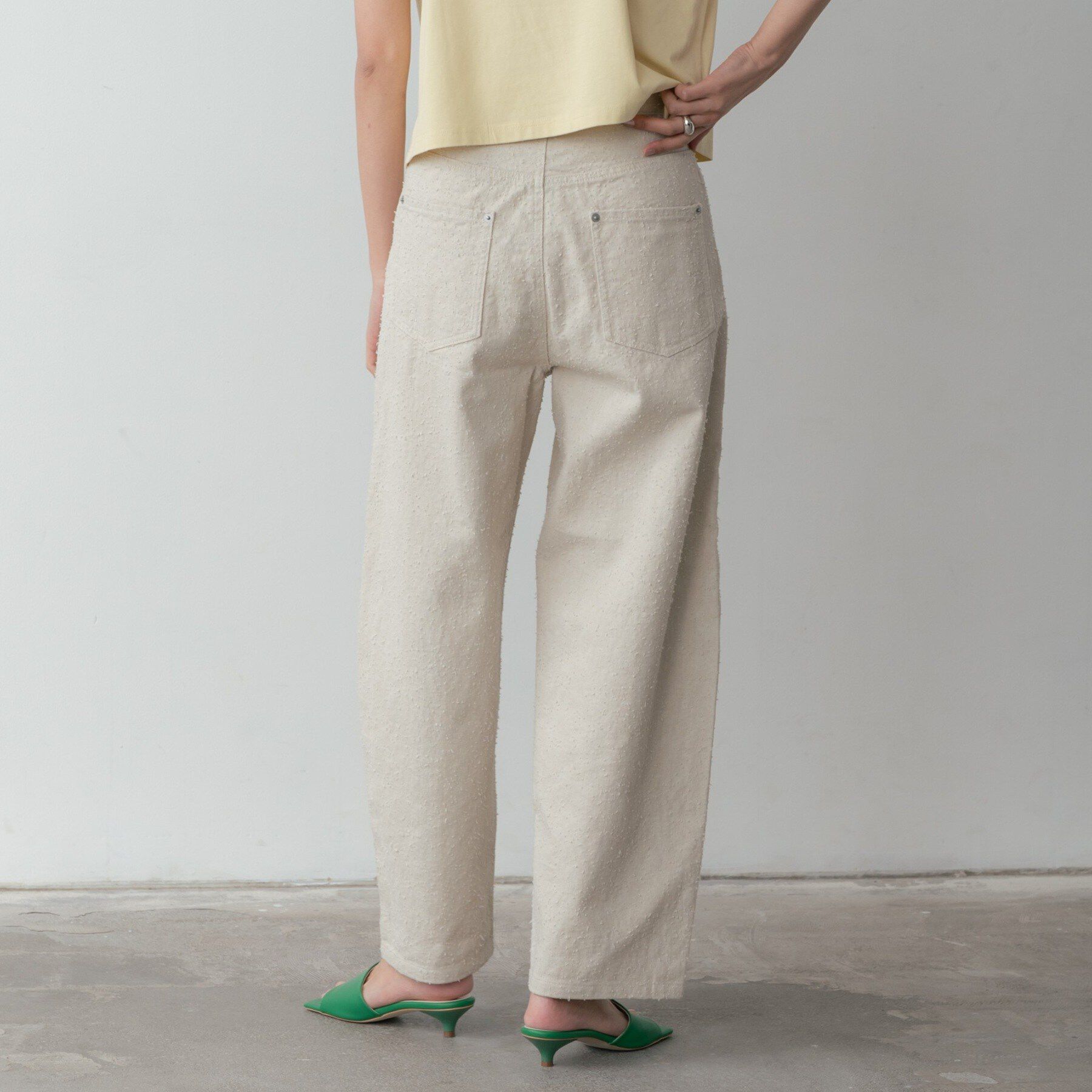 GALLEST「グレイニーコットンワイドパンツ」|その他|