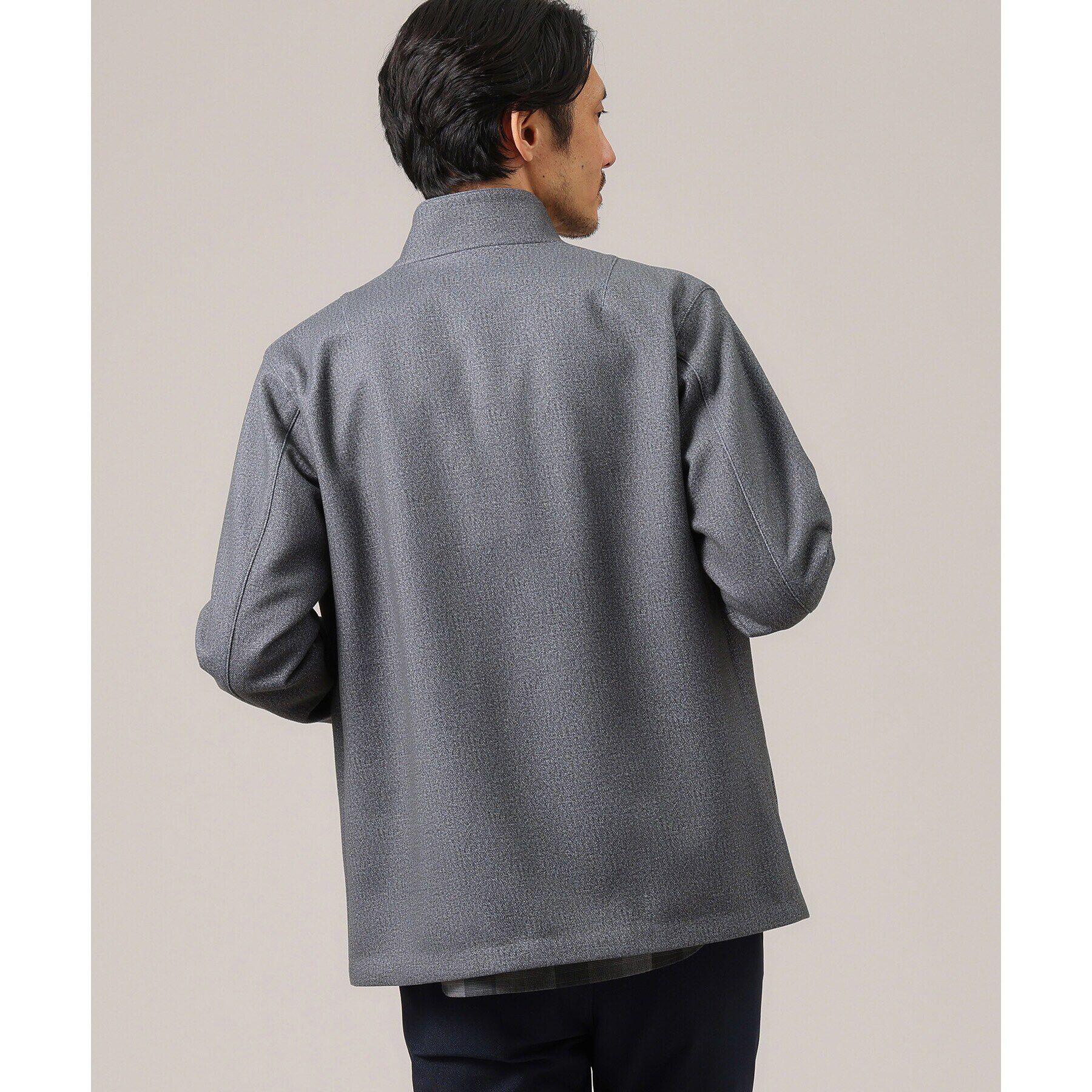 TAKEO KIKUCHI「【DOWN FABRIC】ダウンファブリック スタンドカラーブルゾン」|ブルゾン・スタジャン|