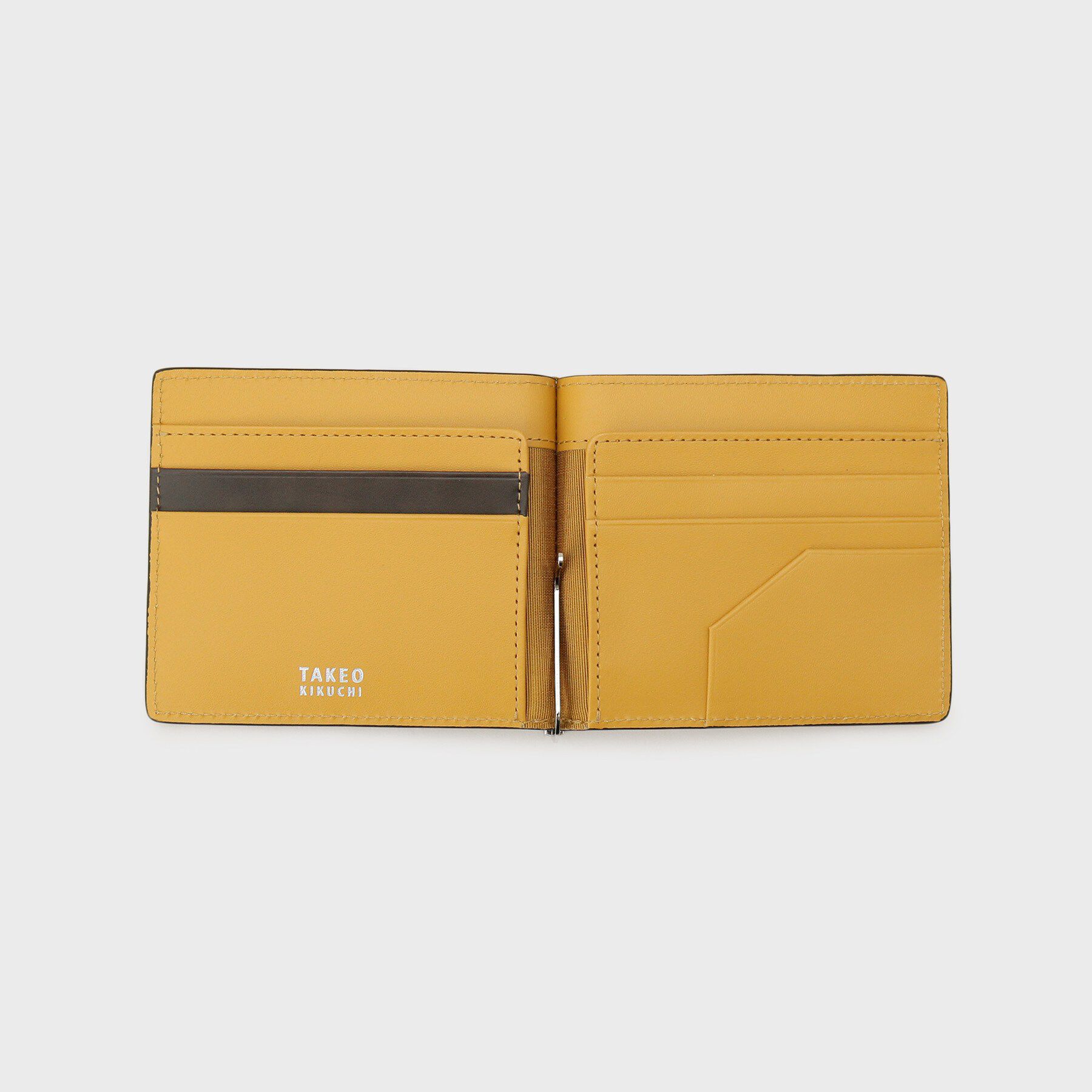 TAKEO KIKUCHI「【NEW レザーリップルシリーズ】マネークリップ付 サプレス ウォレット」|財布|