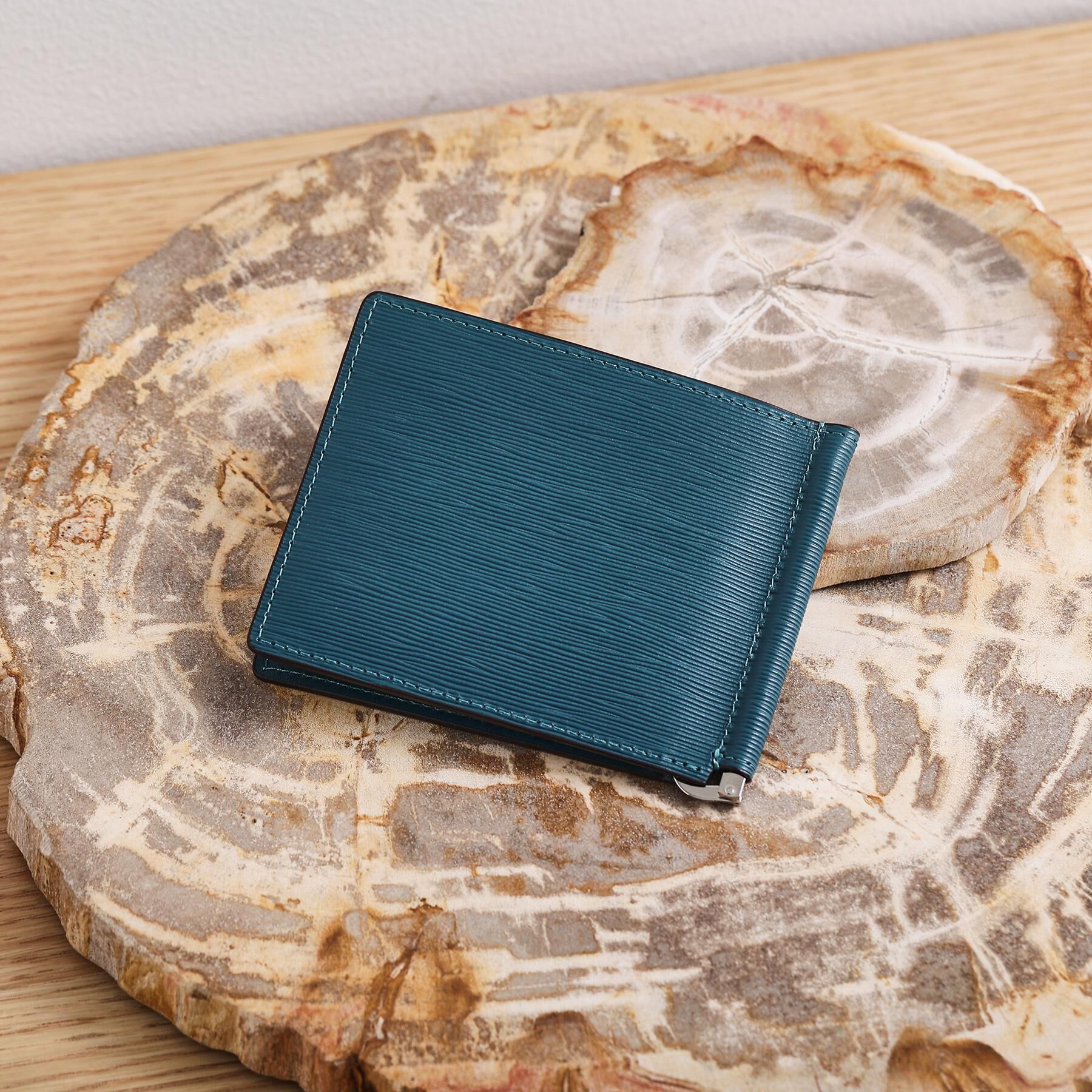 TAKEO KIKUCHI「【NEW レザーリップルシリーズ】マネークリップ付 サプレス ウォレット」|財布|