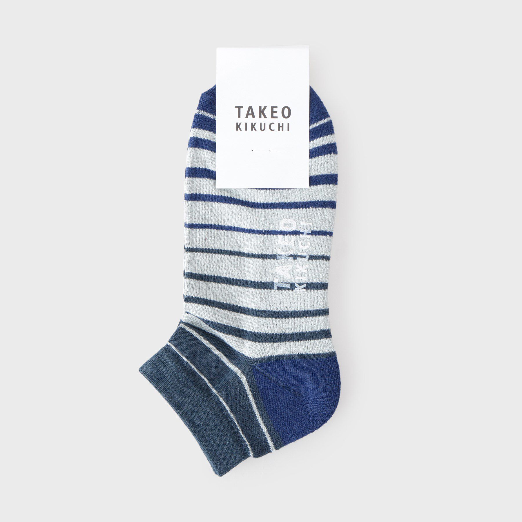 TAKEO KIKUCHI「グラデボーダーショートソックス」|ソックス|ブルーグリーン(59