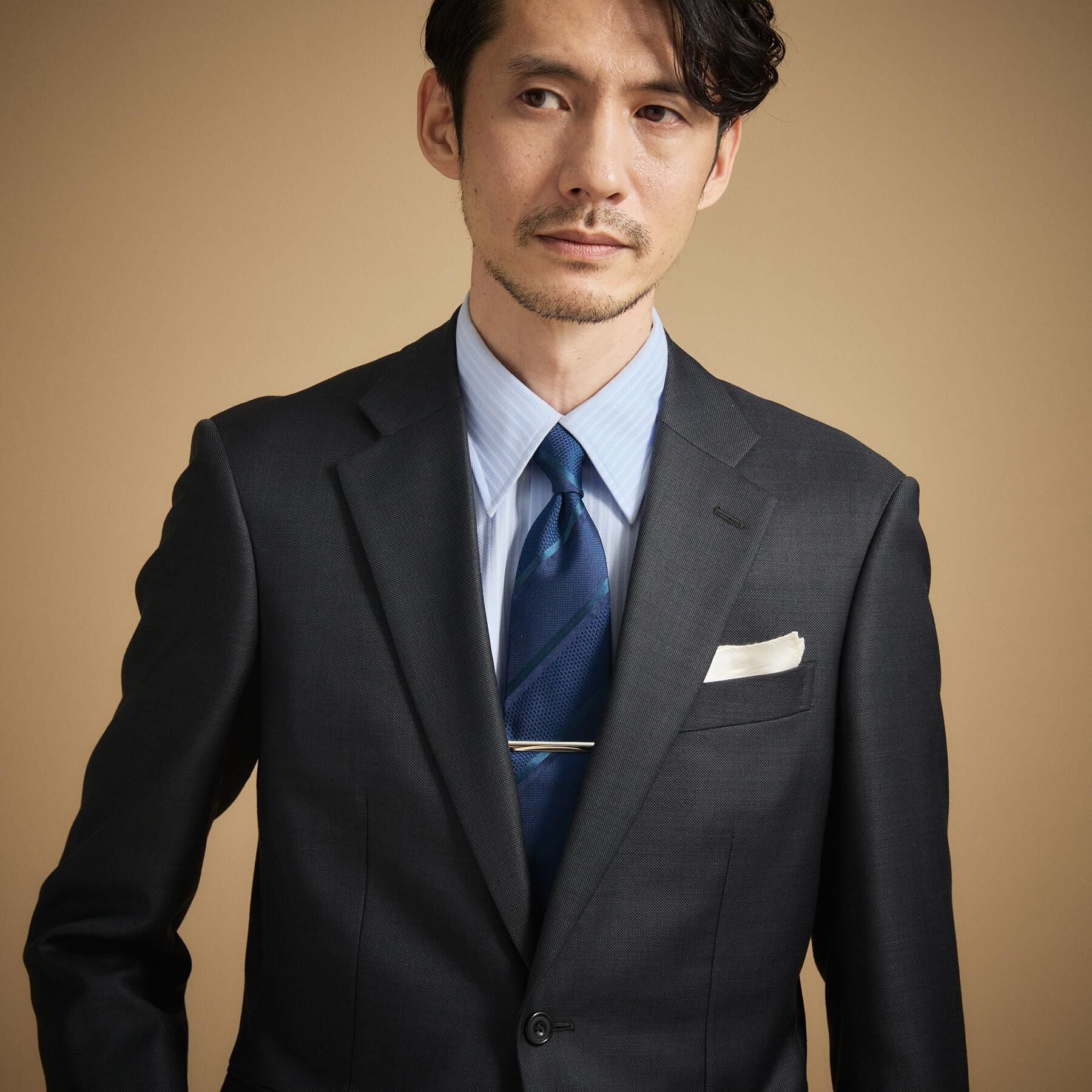 TAKEO KIKUCHI「【BOXセット】クラシックシャドーストライプ ネクタイ＆タイバー」|ネクタイ・蝶ネクタイ|