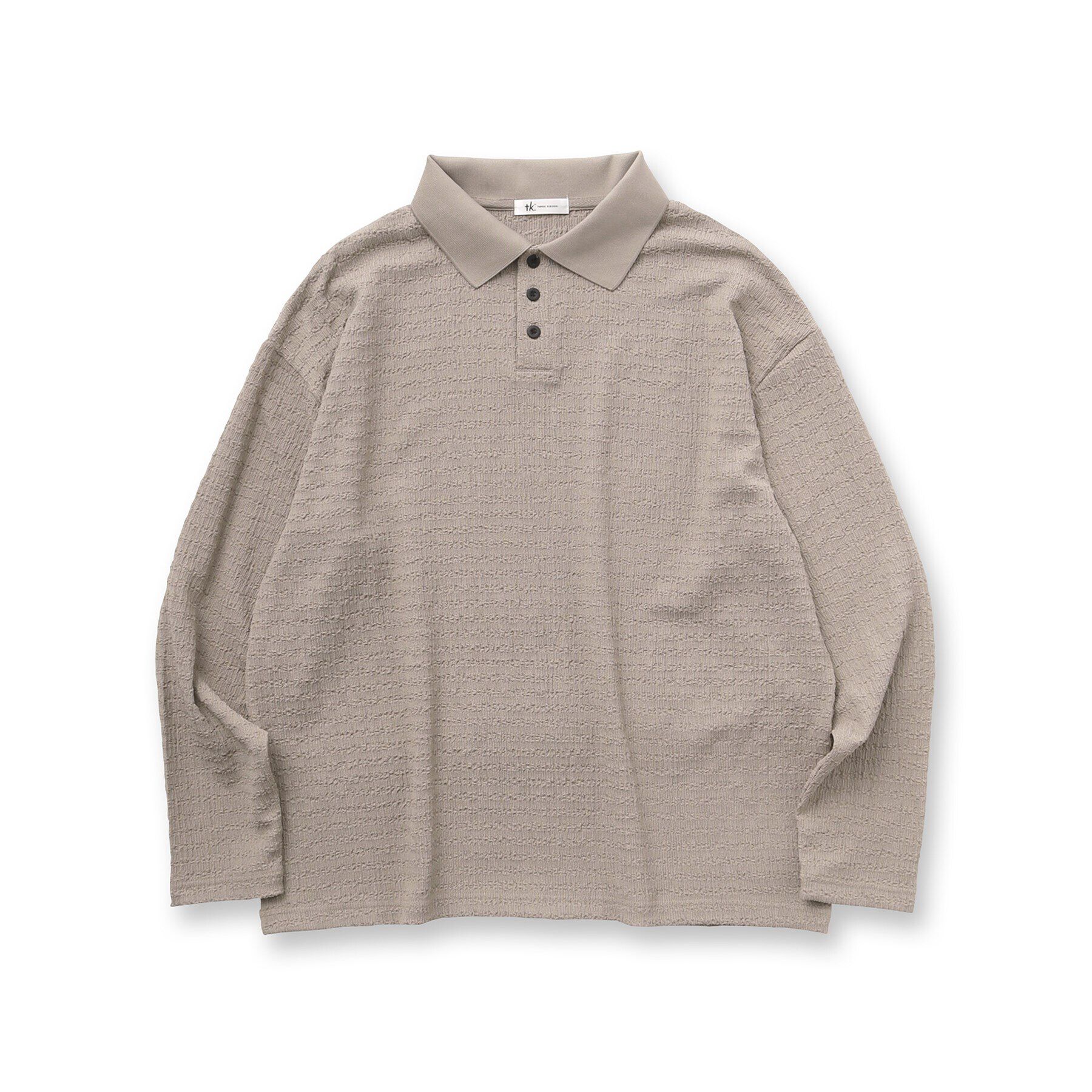 tk.TAKEO KIKUCHI「楊柳ポロシャツ」|ポロシャツ|