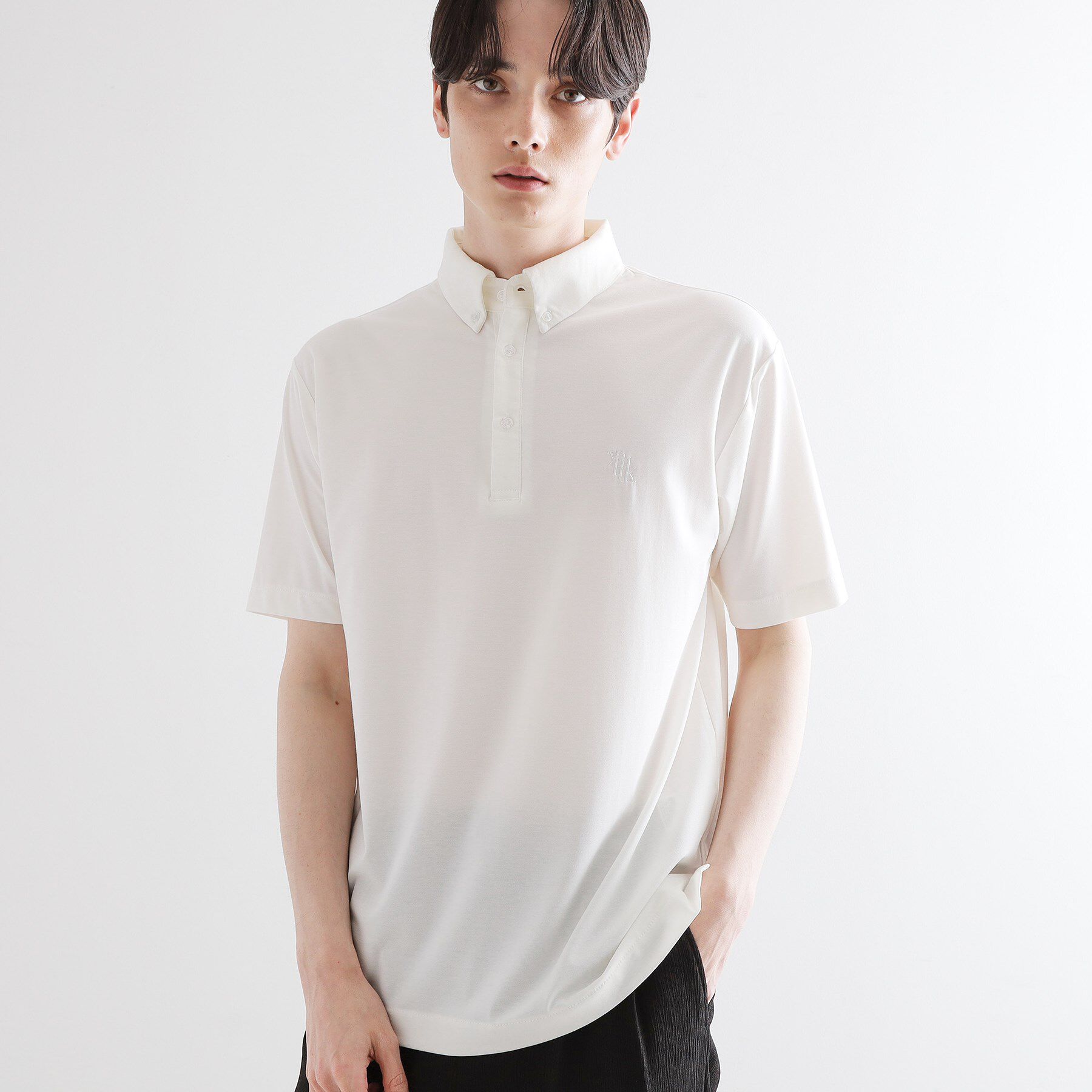 tk.TAKEO KIKUCHI「【マシンウォッシャブル】ハイゲージジャージストレッチポロシャツ」|ポロシャツ|