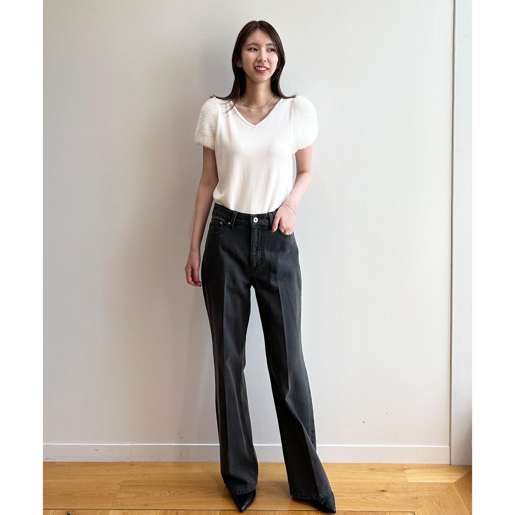 index「《丈が選べる》ストレートデニムパンツ【洗濯機洗い可】」|その他|