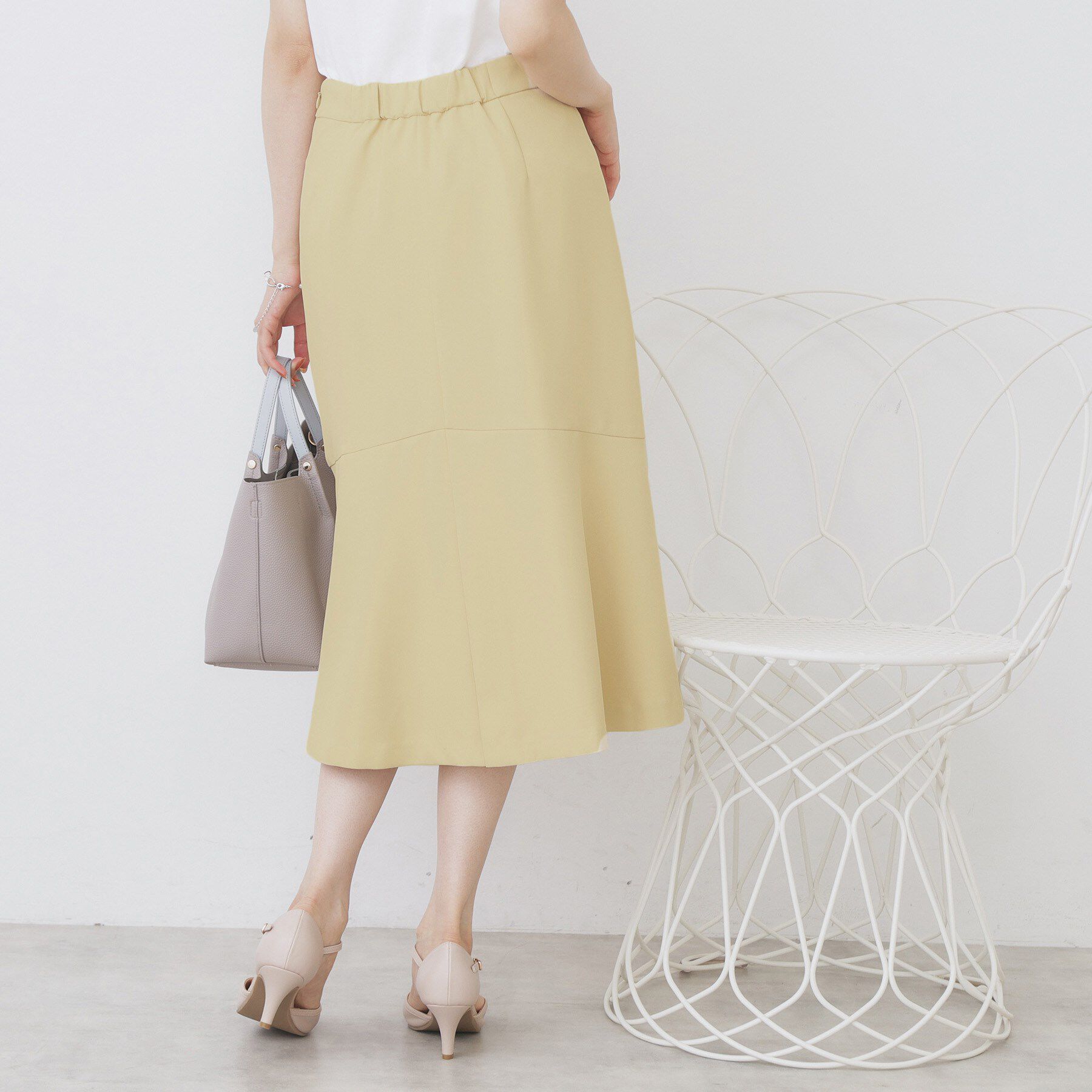 index「バックフレアマーメイドスカート【洗濯機洗い可/イージーアイロン】」|スカート|