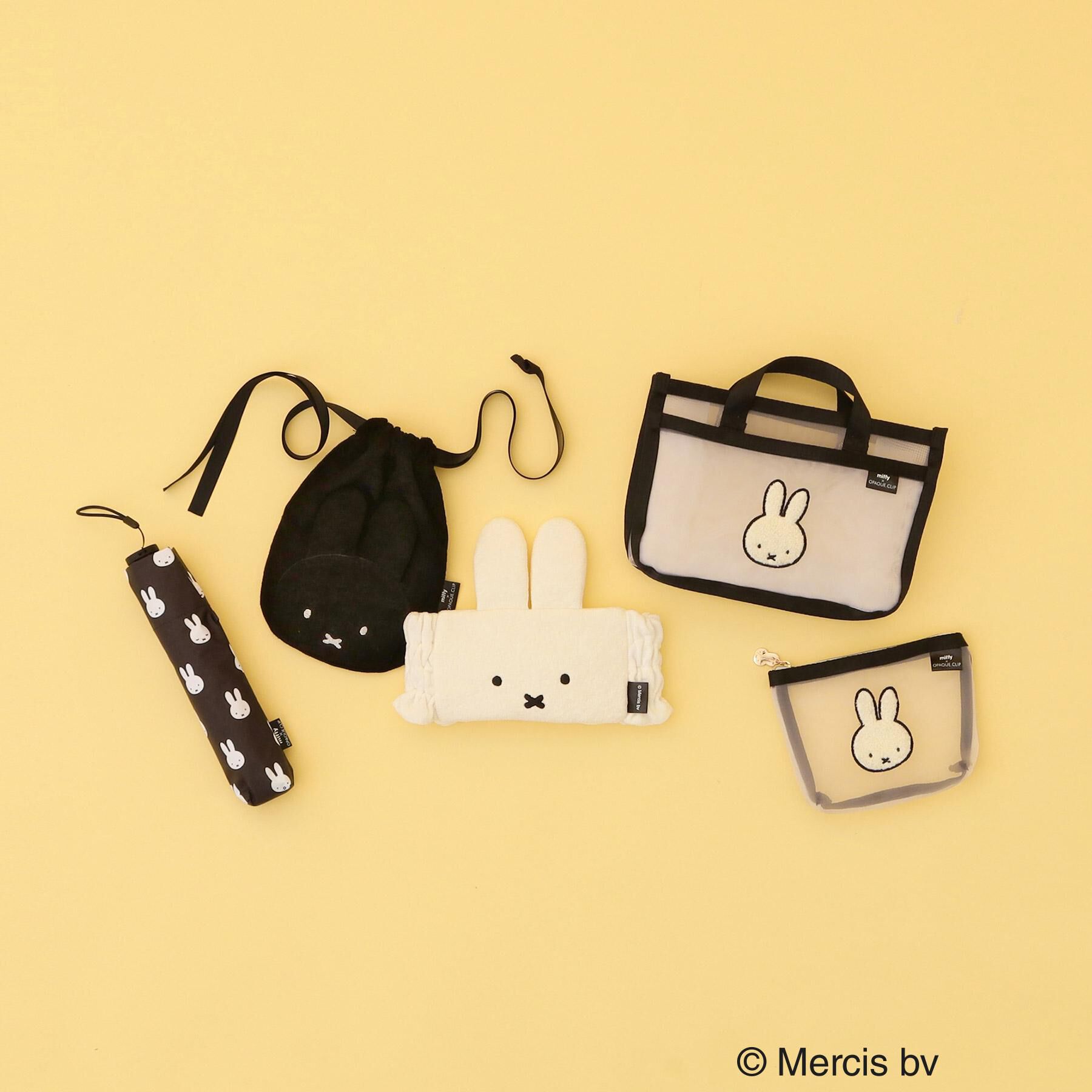 OPAQUE.CLIP「◆【miffy】さがら刺繍チュールメッシュバッグインバッグ」|ポーチ|