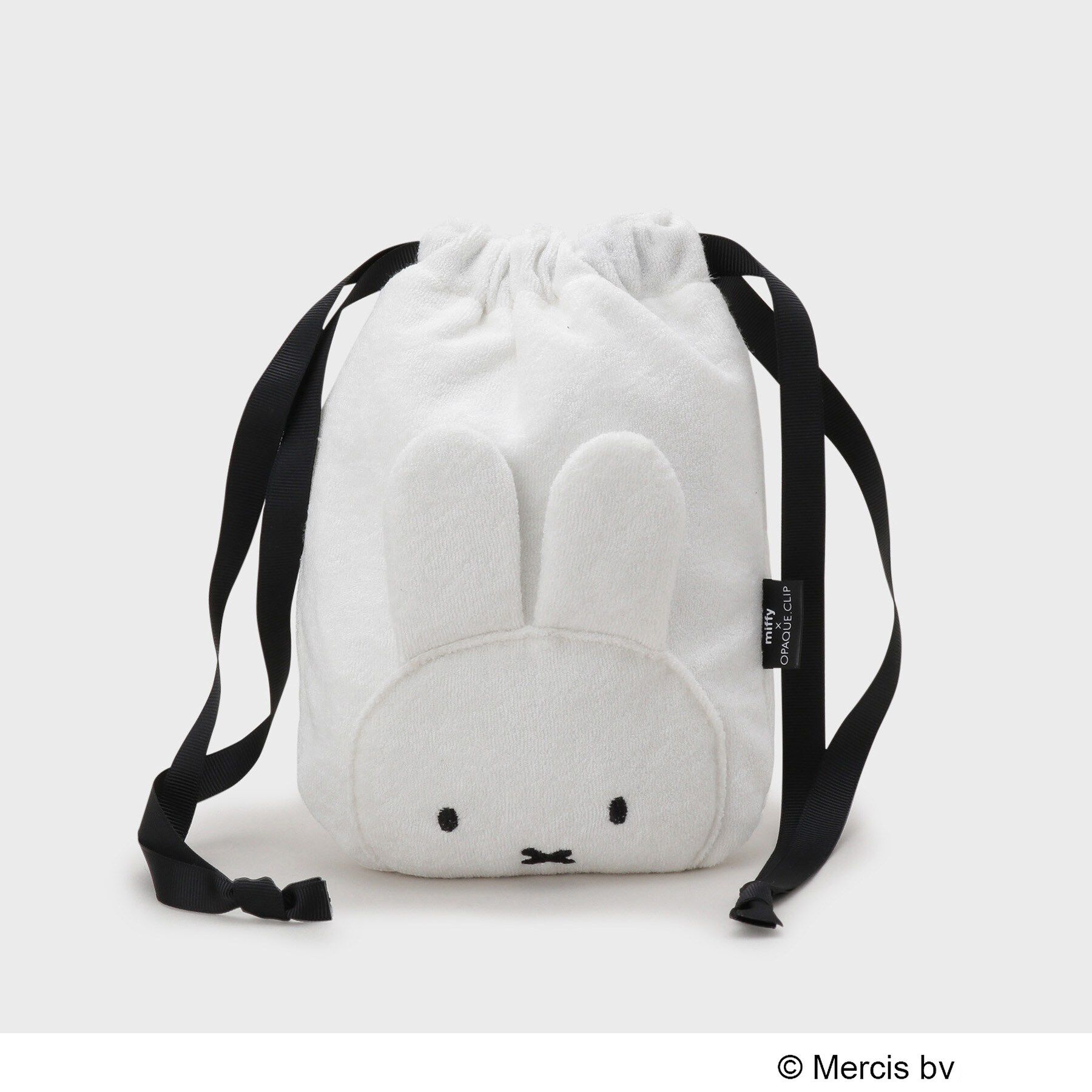 OPAQUE.CLIP「◆【miffy】パイル巾着ポーチ」|ポーチ|オフホワイト(803