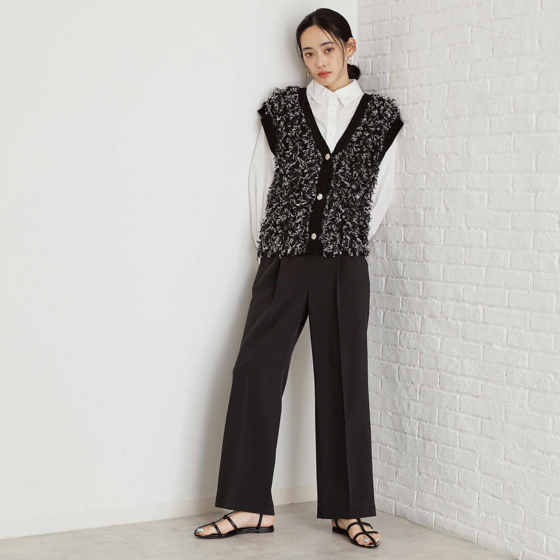 THE SHOP TK「【XS-XLサイズ】麻調ワイドパンツ/洗濯機OK/from the VOICE」|その他|