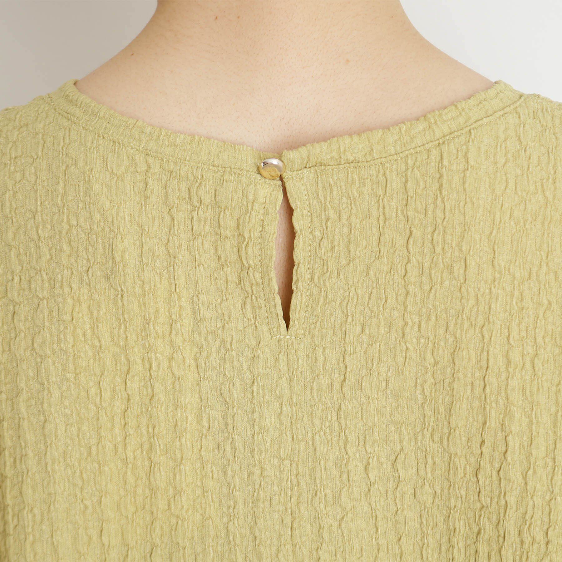 THE SHOP TK「ポコポコ袖タックプルオーバー【洗濯機OK】」|Tシャツ・カットソー|