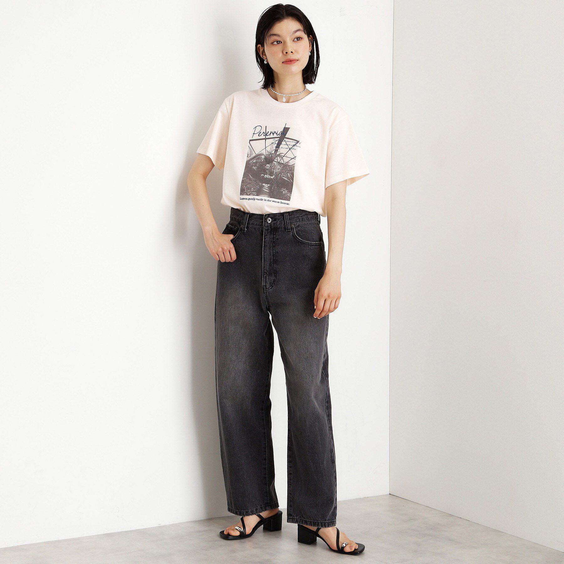 THE SHOP TK「カレッジ＆フォトプリントTシャツ【洗濯機OK】」|Tシャツ・カットソー|