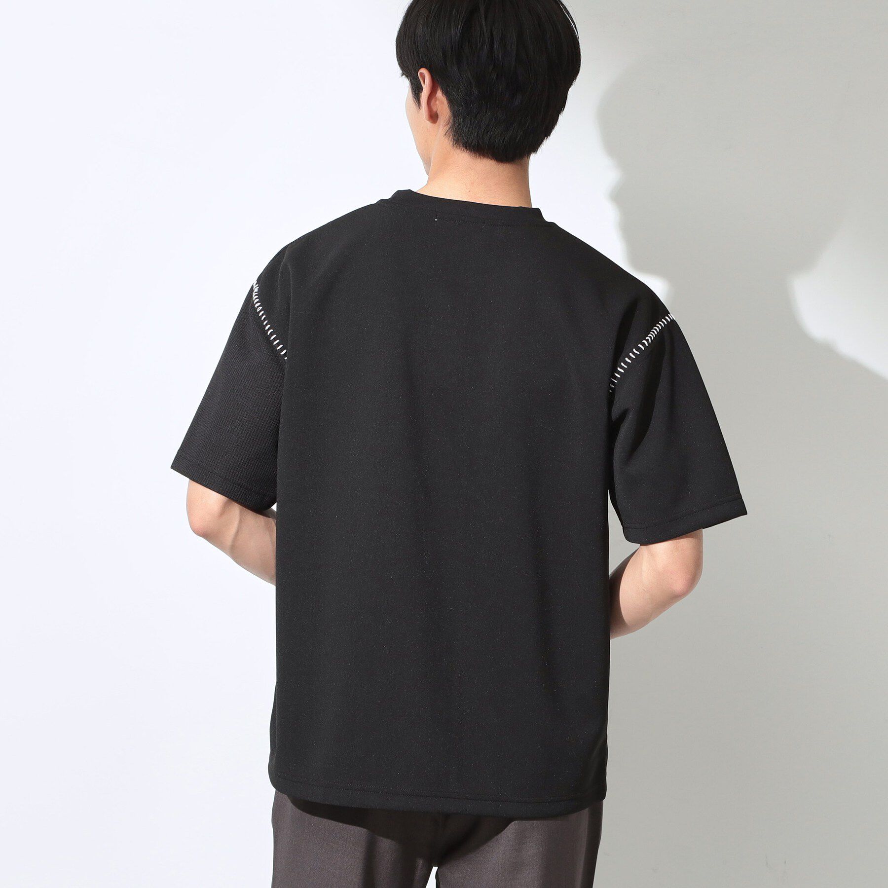 THE SHOP TK「ハンドステッチ 半袖Tシャツ 洗濯機OK」|Tシャツ・カットソー|