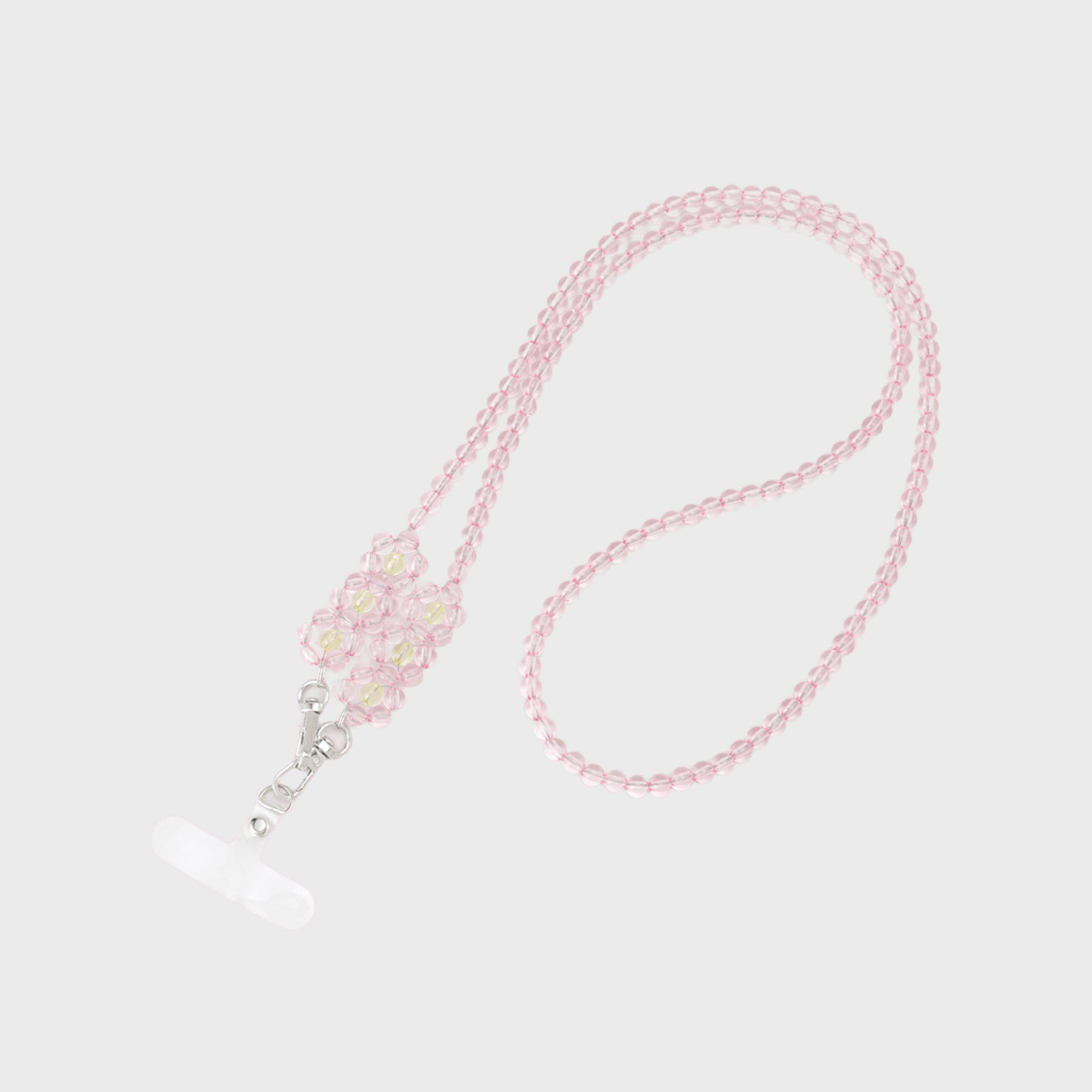 THE SHOP TK「ビーズロングストラップ」|その他|ライトピンク(070