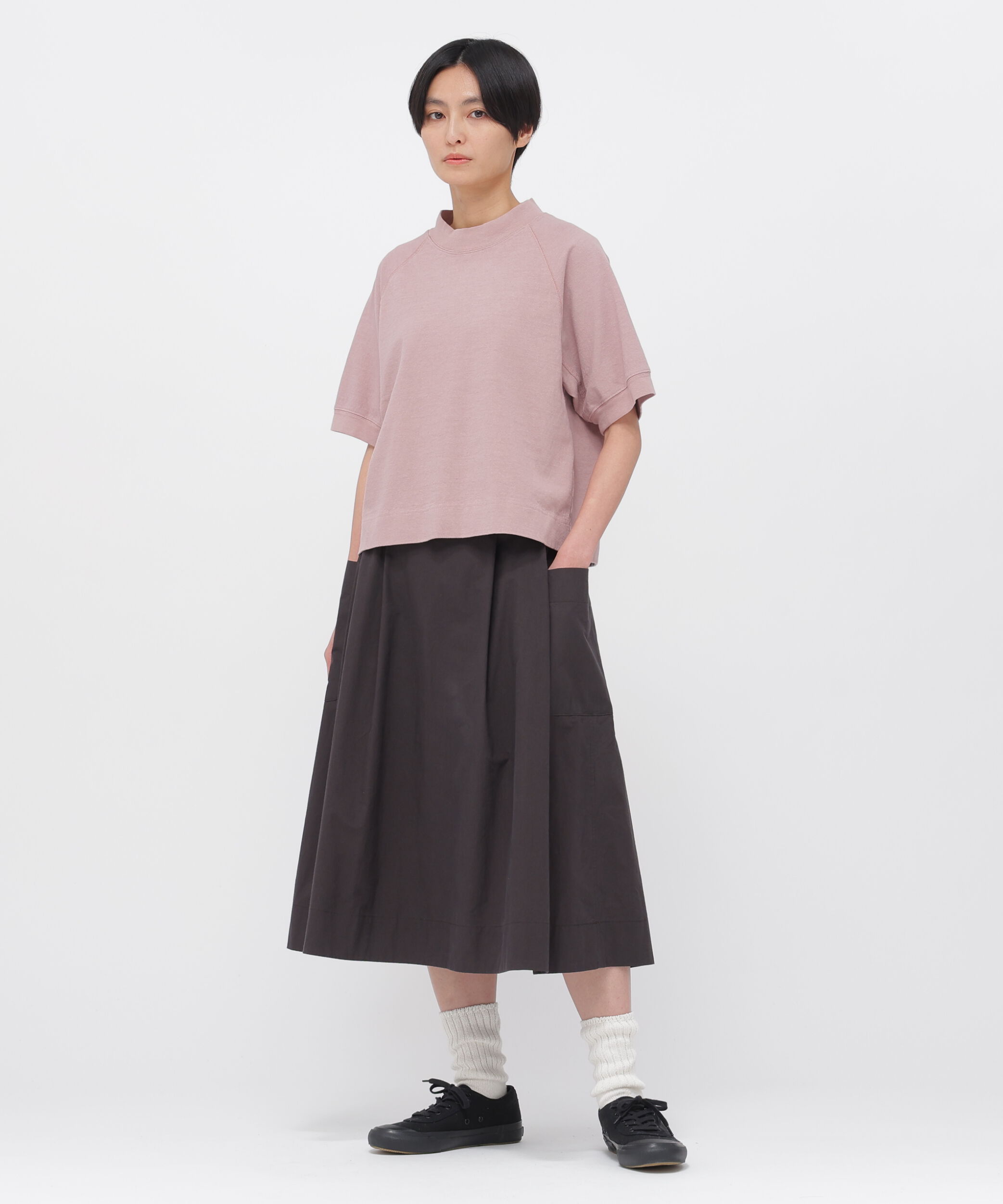 MHL.「WASHED COTTON POPLIN SKIRT」|スカート|