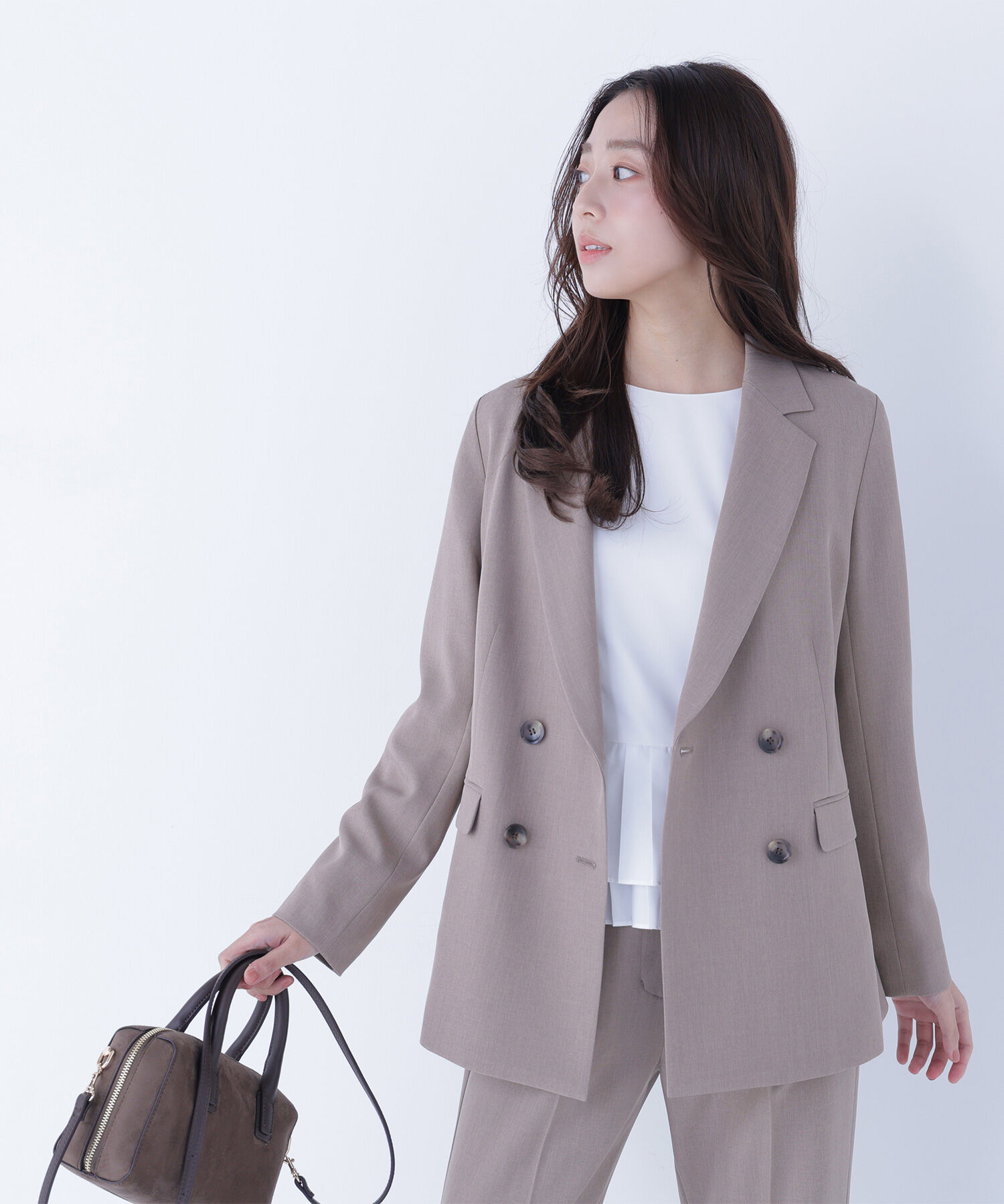  「クラッシー SETUP ダブルブレストジャケット」|その他|