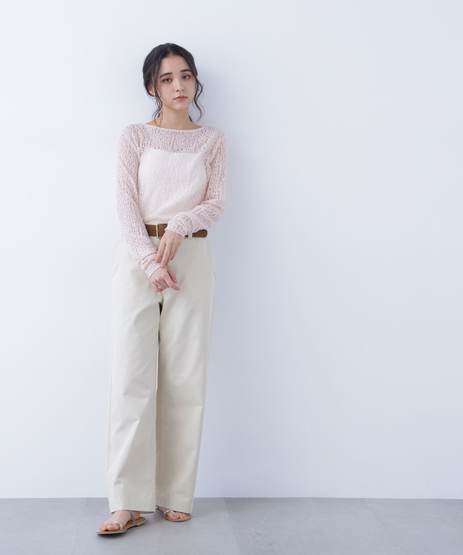  「〈N.〉 レースカットソー」|Tシャツ・カットソー|