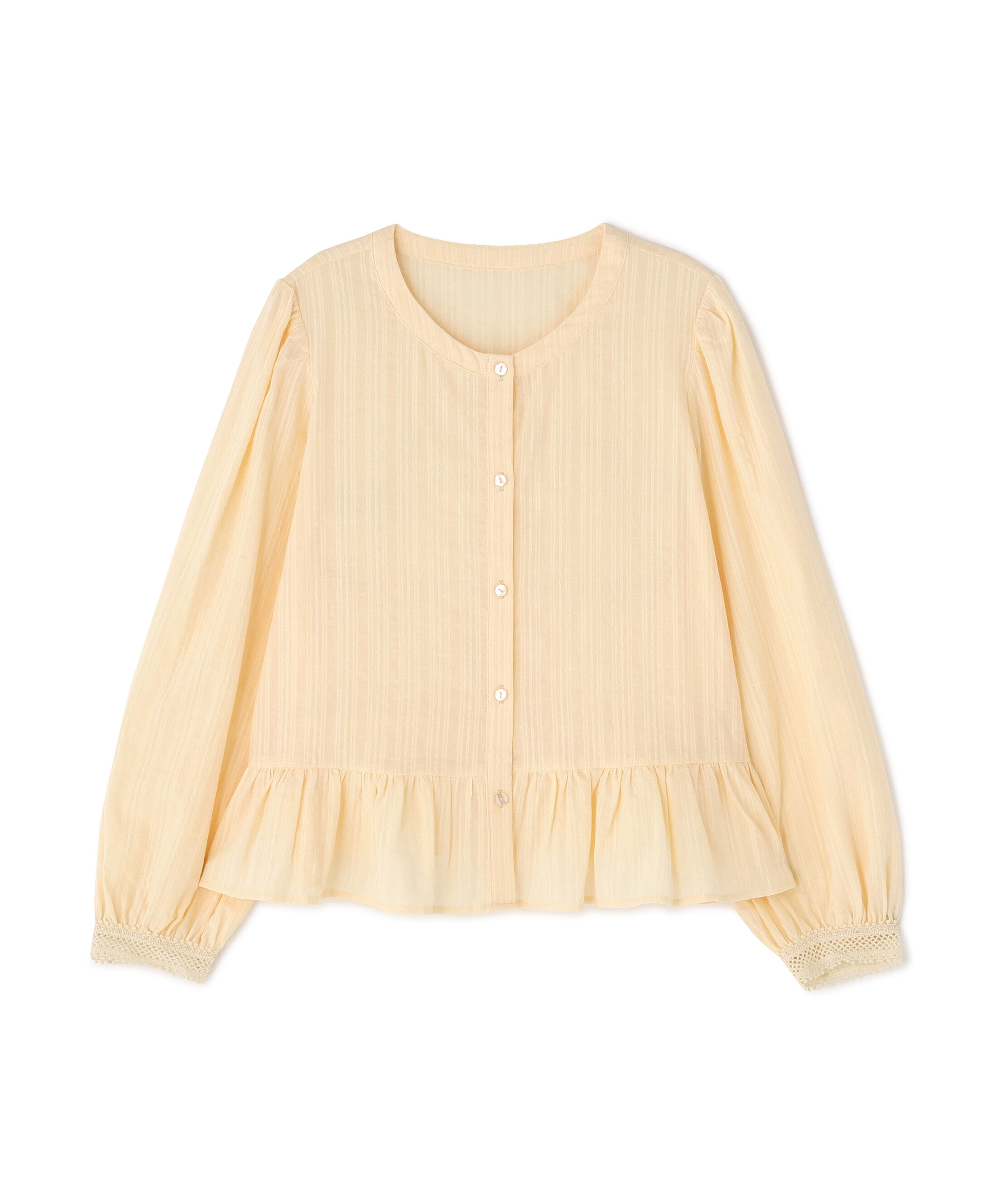  「レースカフスブラウス」|シャツ・ブラウス|