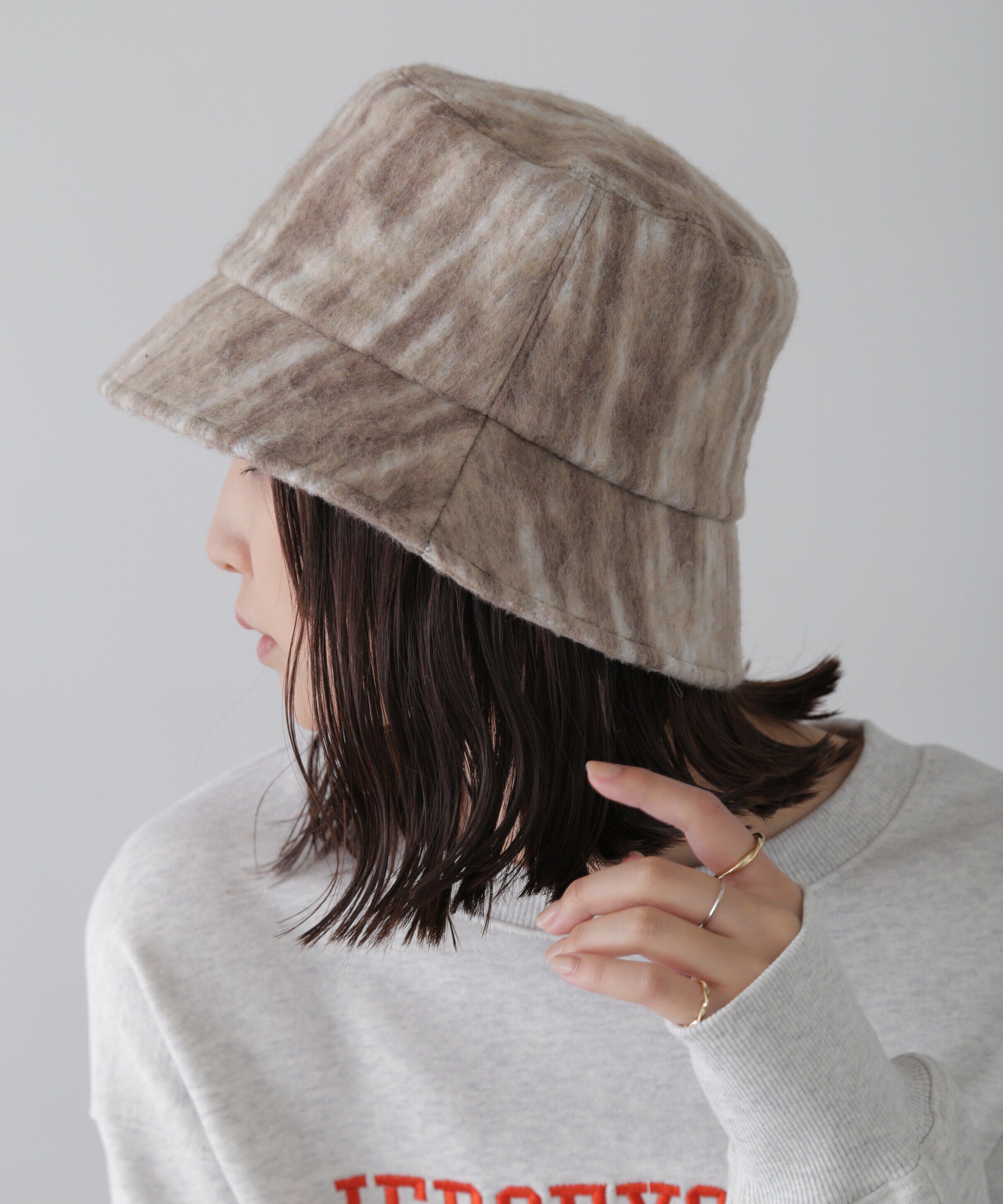  「ウッドライクシャギーバケット」|ソックス|