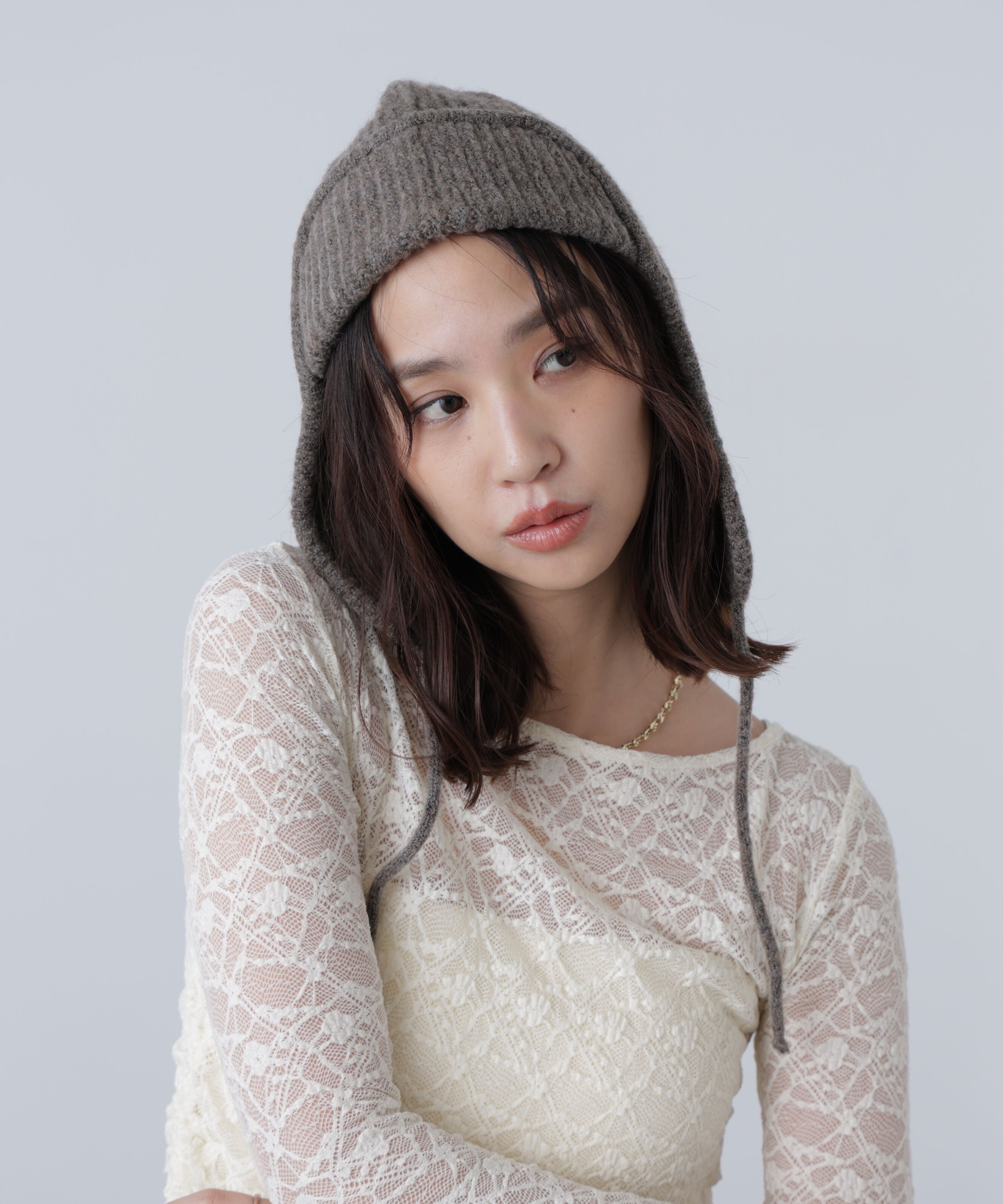  「リブニットフライト帽」|ソックス|