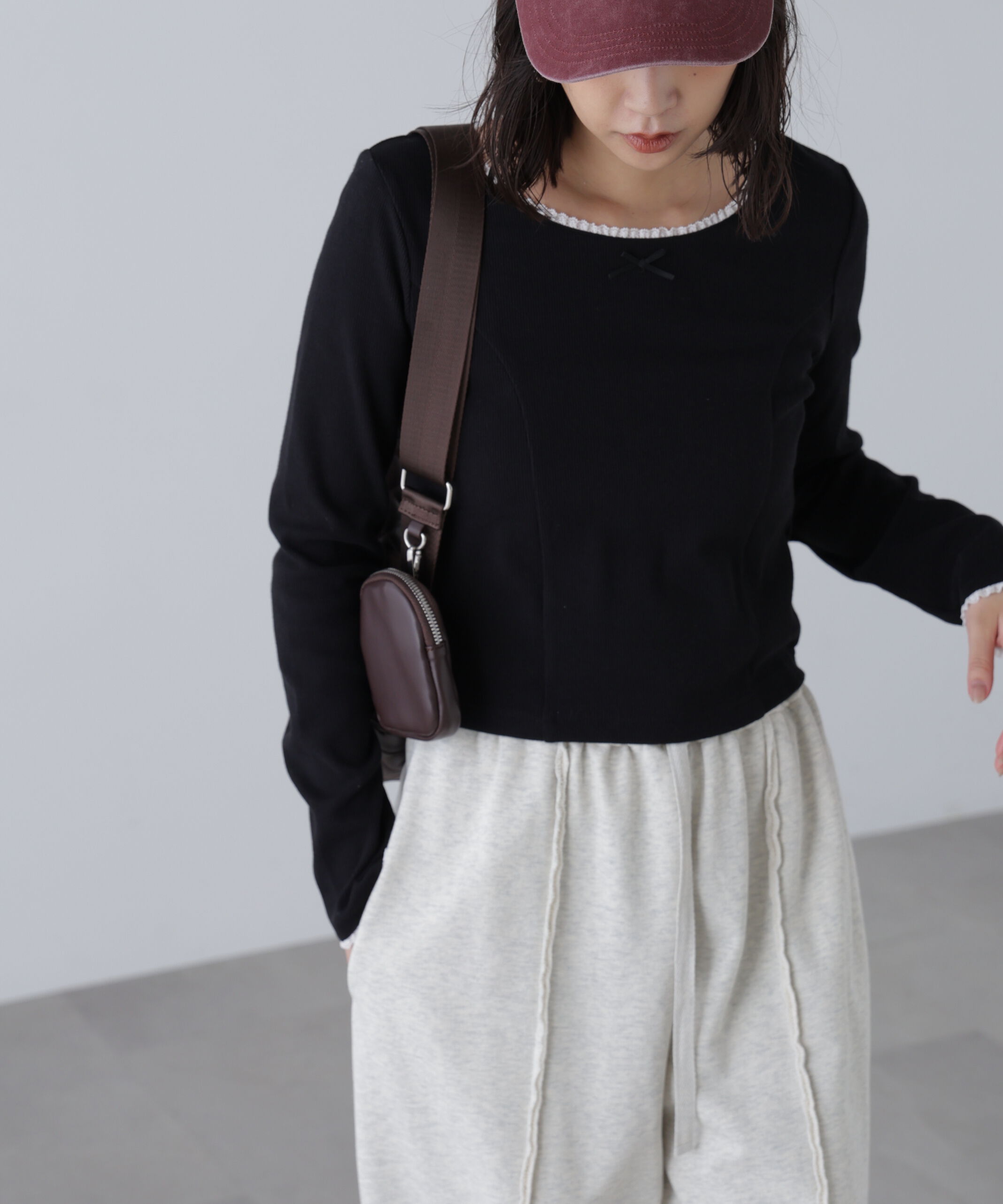  「コンパクトフリルカットソー」|Tシャツ・カットソー|