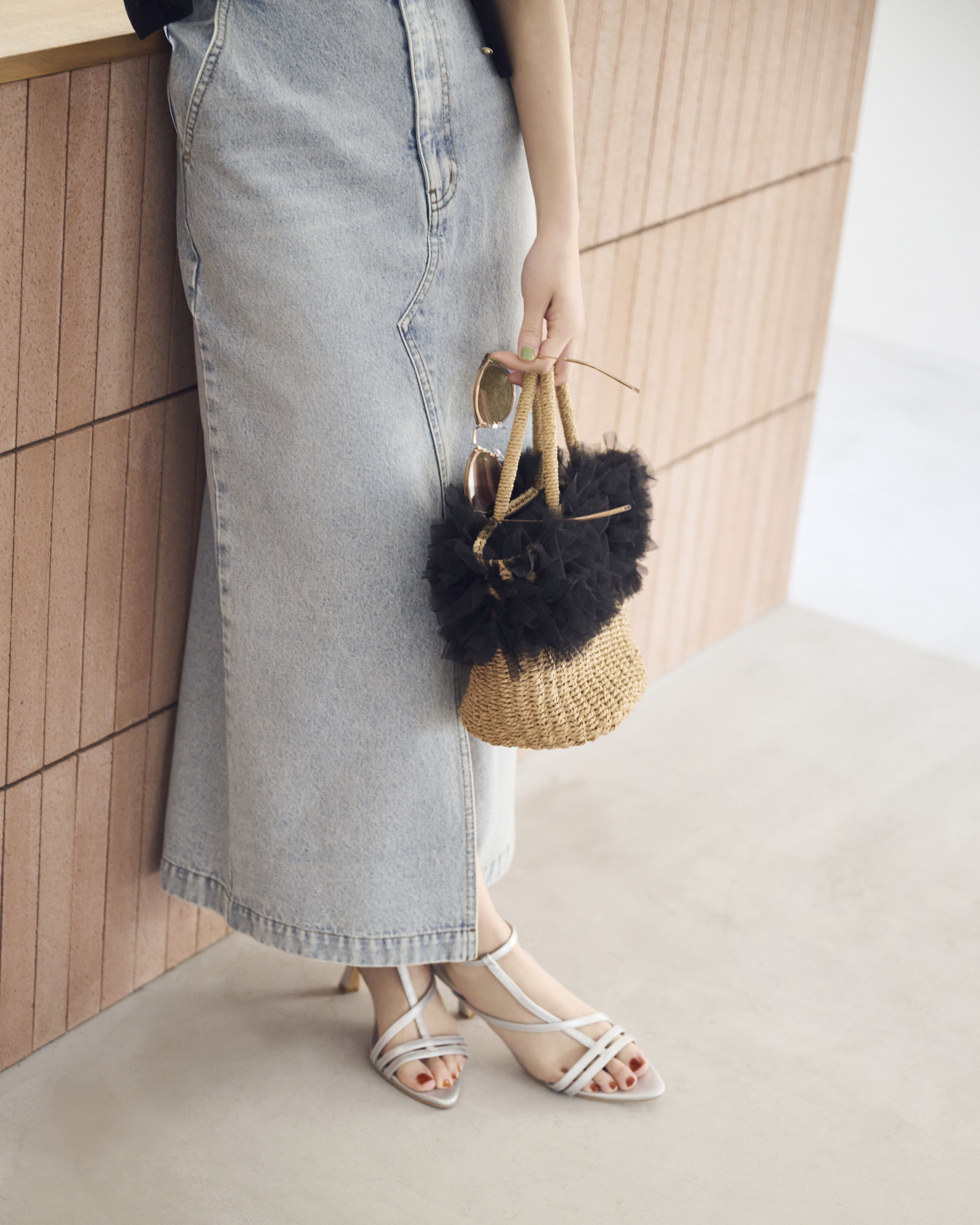 PROPORTION BODY DRESSING「デニムナロースカート」|スカート|