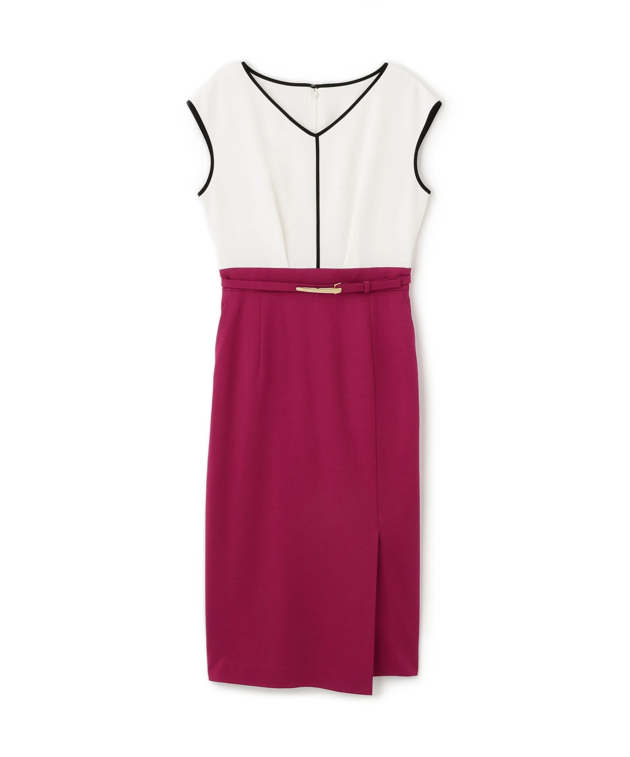  「◆バイカラーコンビワンピース」|ワンピース|