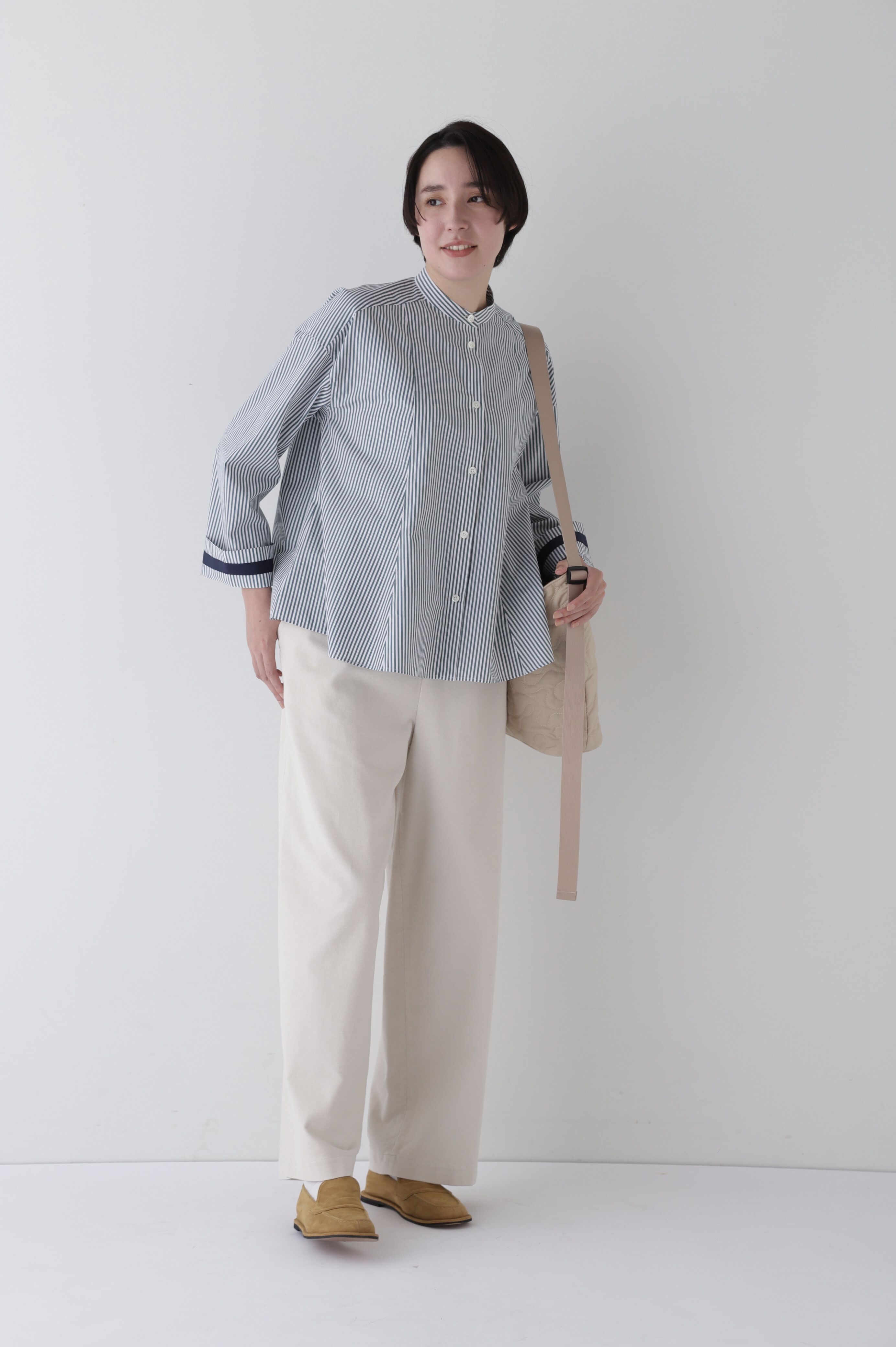  「◆ストレッチエアリードットコードセミワイドバレルパンツ」|その他|