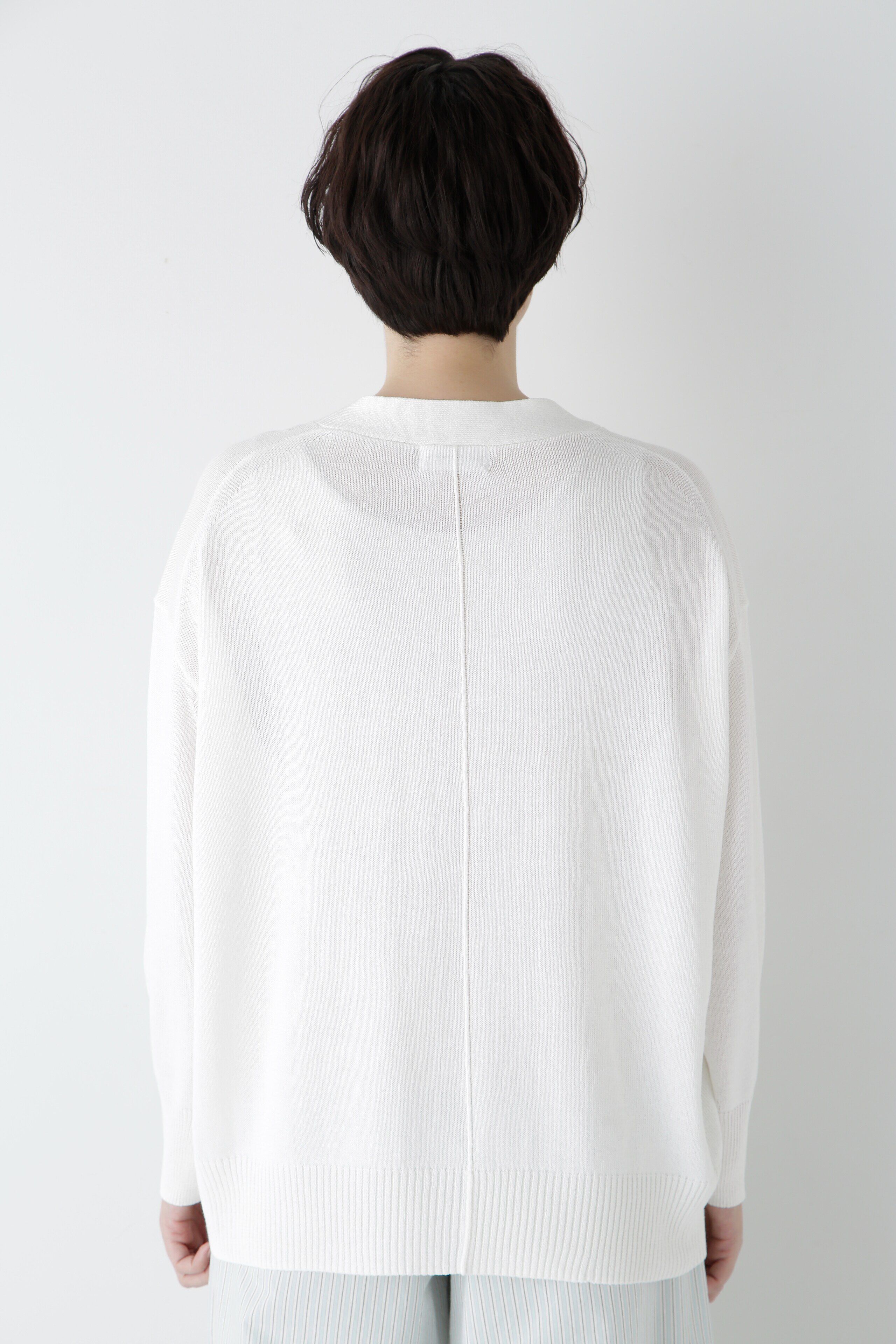  「◆【ウォッシャブル】ペーパーヤーンミドル丈カーディガン」|ニット・セーター|