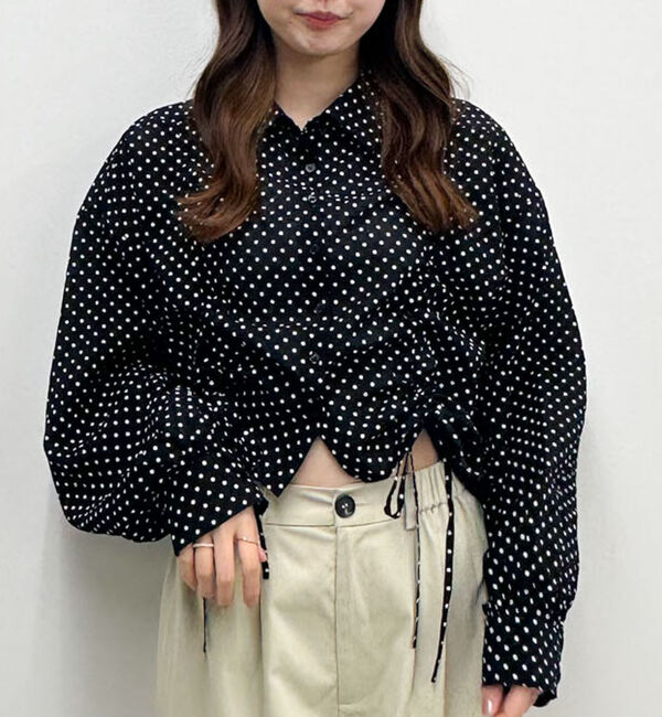 archives「シアードットドロストシャツ」|シャツ・ブラウス|BLACK