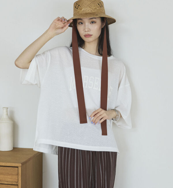 Doux archives「シアーロゴプルオーバー」|Tシャツ・カットソー|