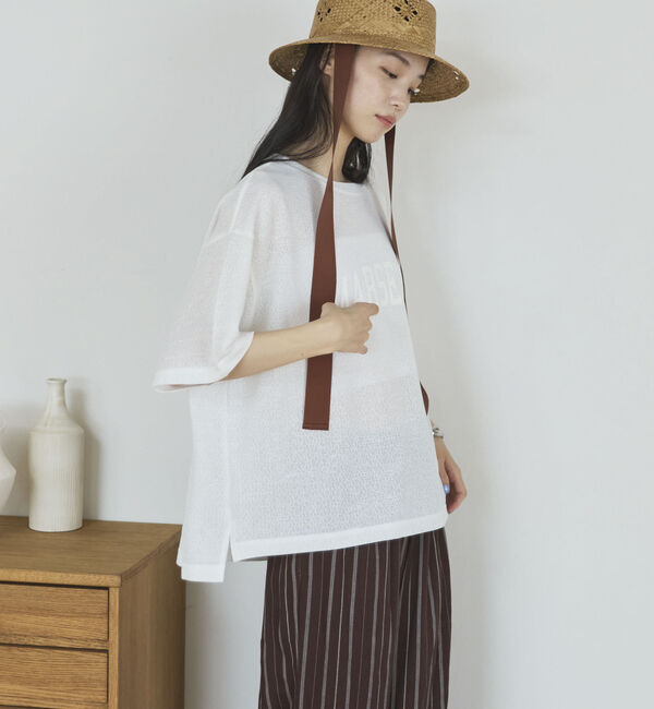 Doux archives「シアーロゴプルオーバー」|Tシャツ・カットソー|