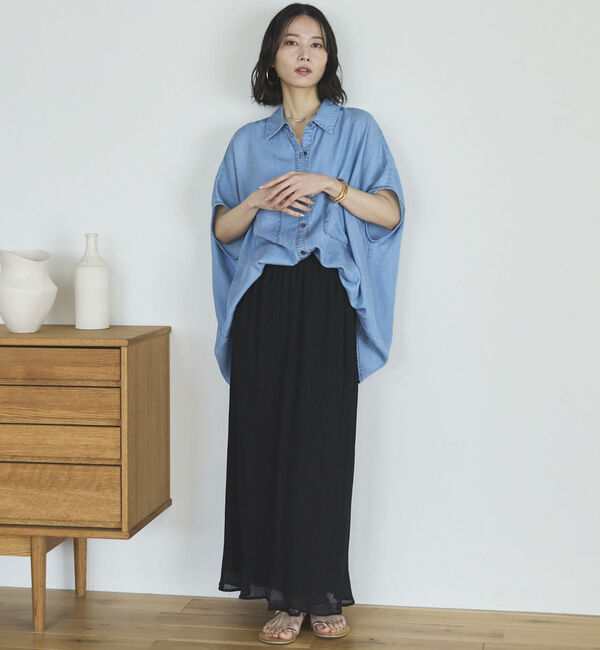 Doux archives「シアー楊柳タイトスカート」|スカート|