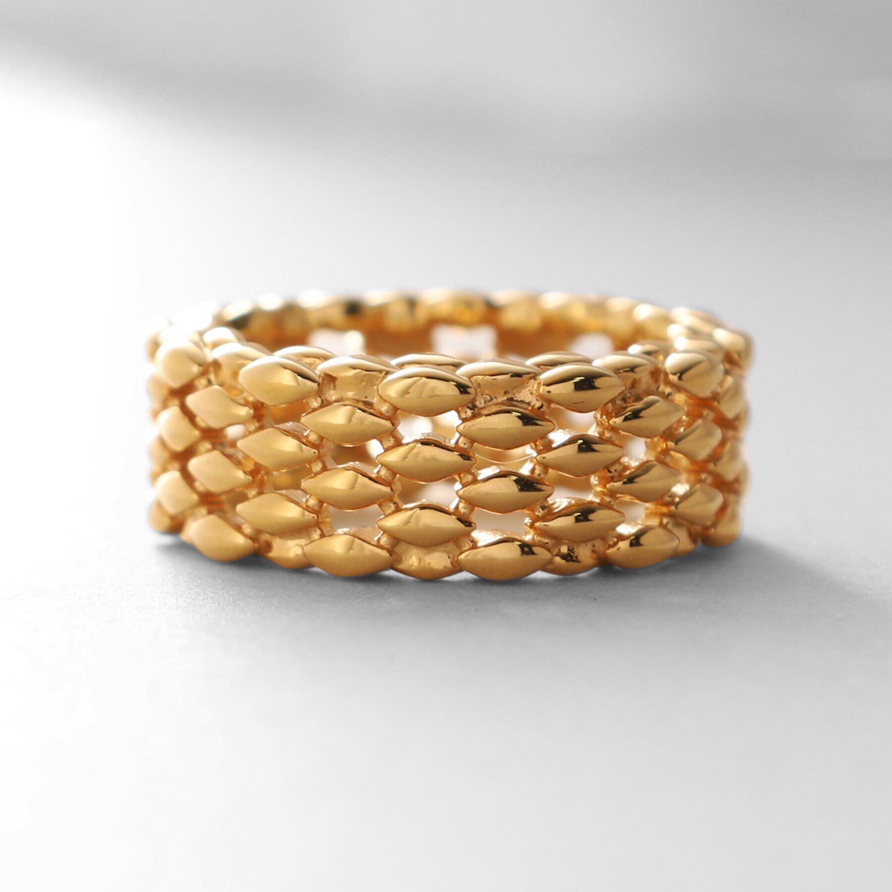 COCOSHNIK ONKITSCH「シルバー マーキスメッシュリング GP」|リング|