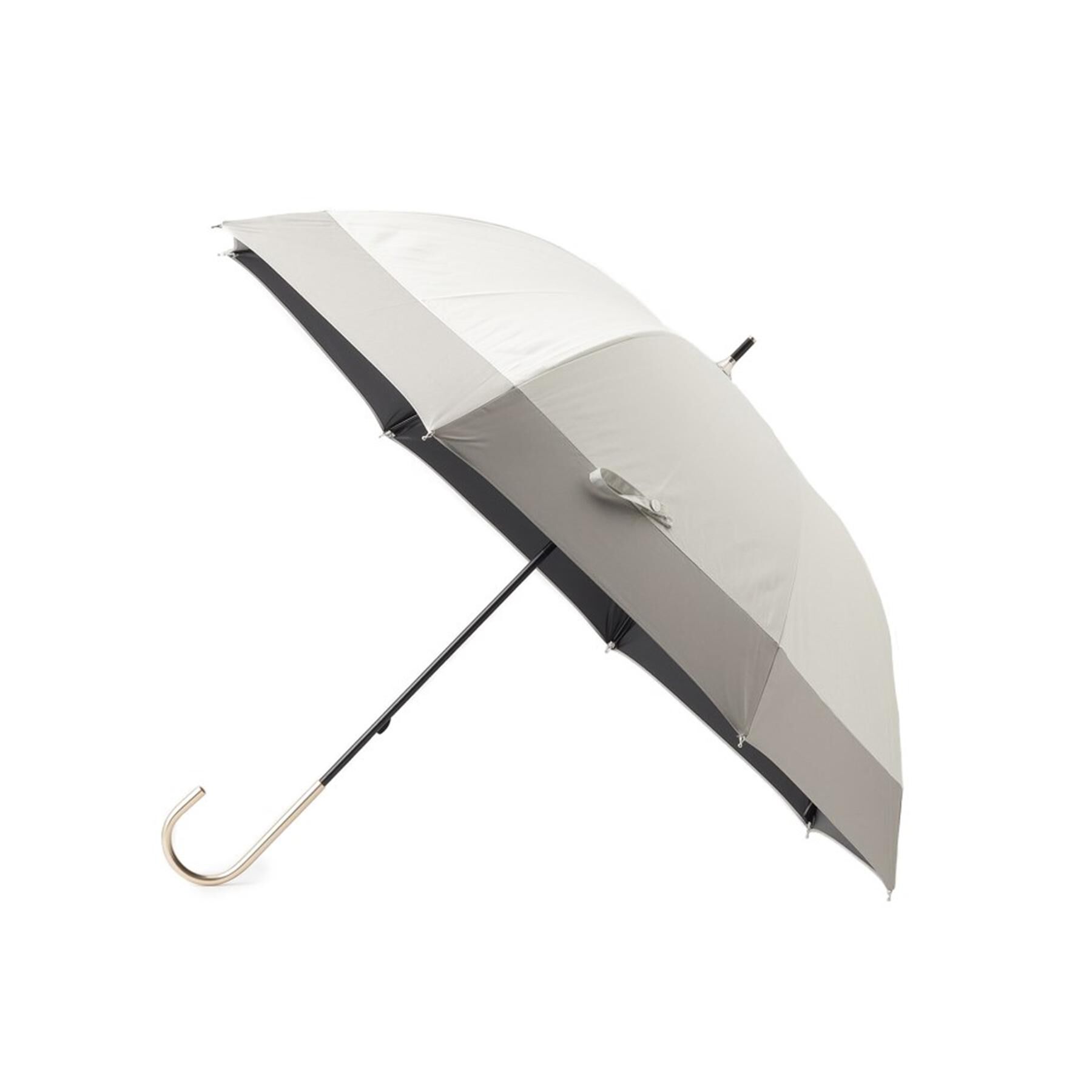 SHOO･LA･RUE「【because】【晴雨兼用】バイカラーロング」|傘|アイボリー(204)