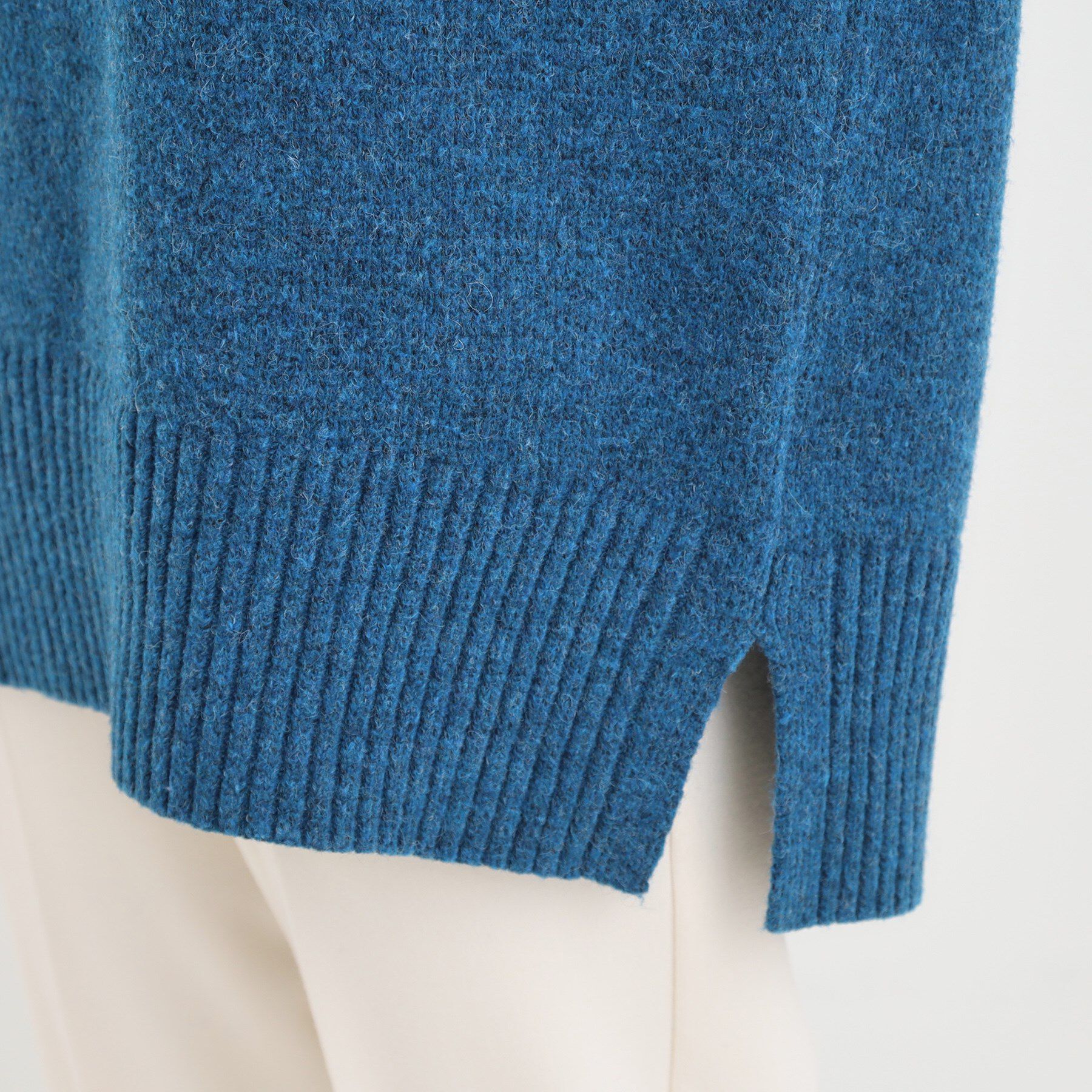 SHOO･LA･RUE「【S-LL】ゆるシルエットな メランジタートルニット」|ニット・セーター|