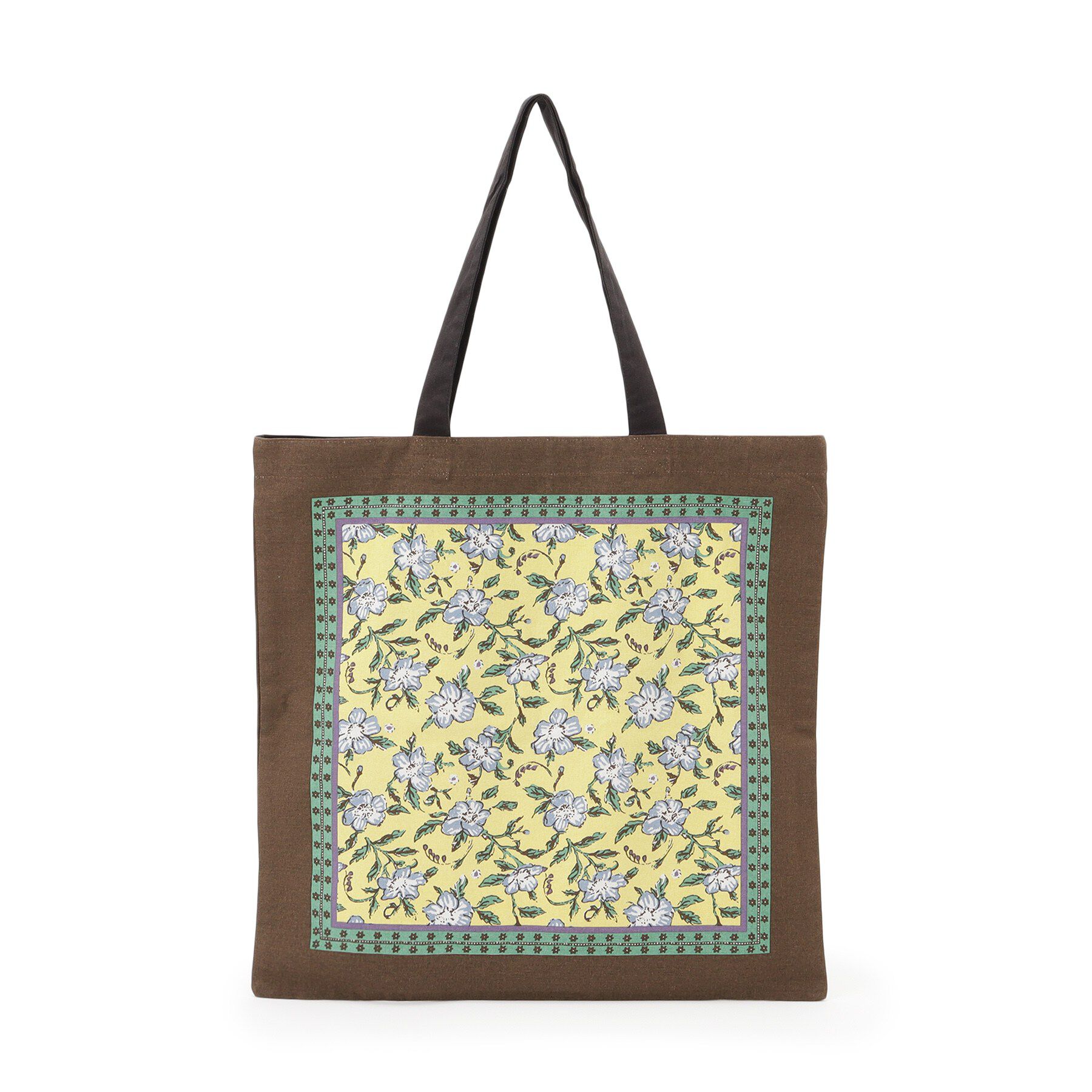 SHOO･LA･RUE「【インド製】スクエアファスナートートバッグ」|トートバッグ|