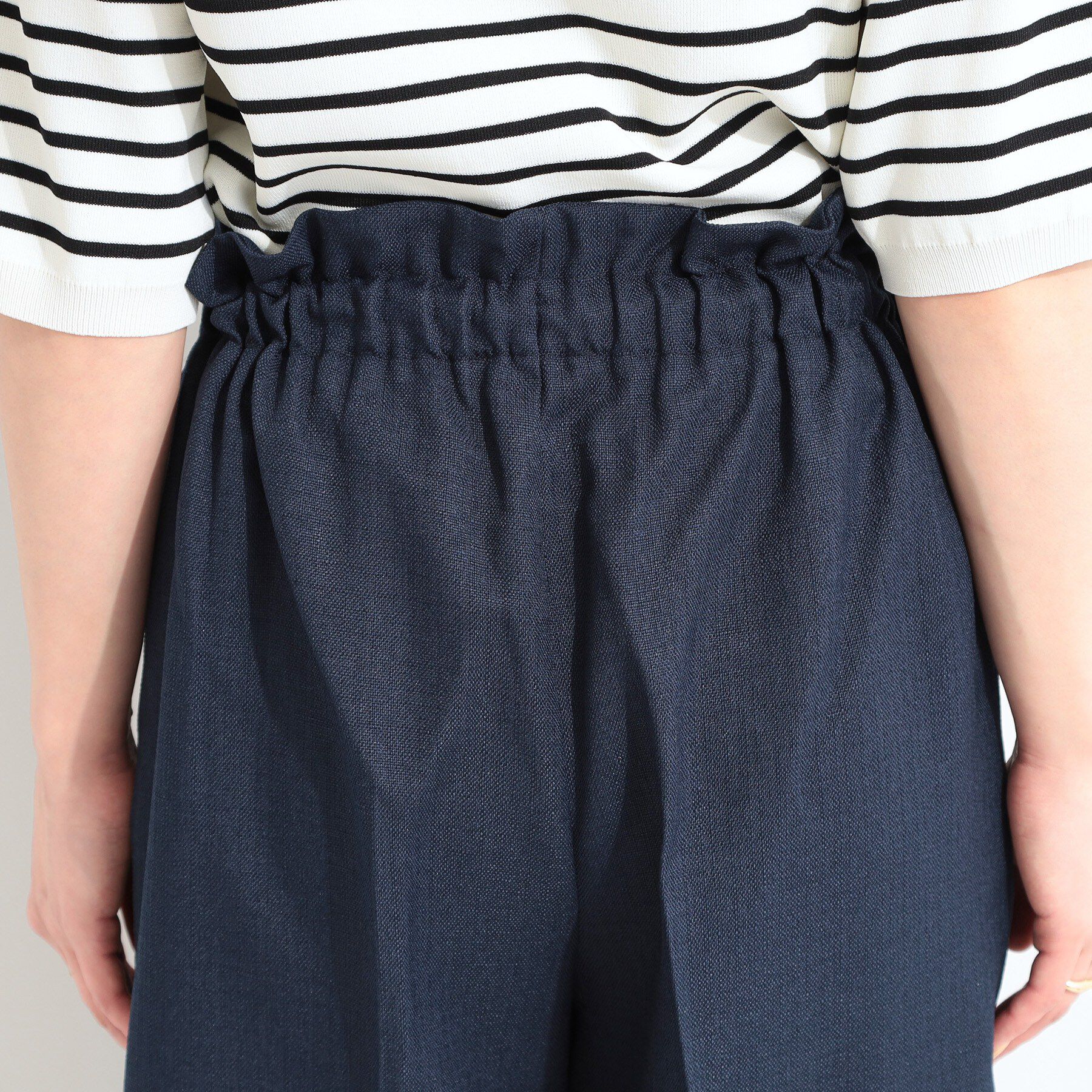 SHOO･LA･RUE「【S-LL】ロープベルトが爽やか ガウチョパンツ」|その他|