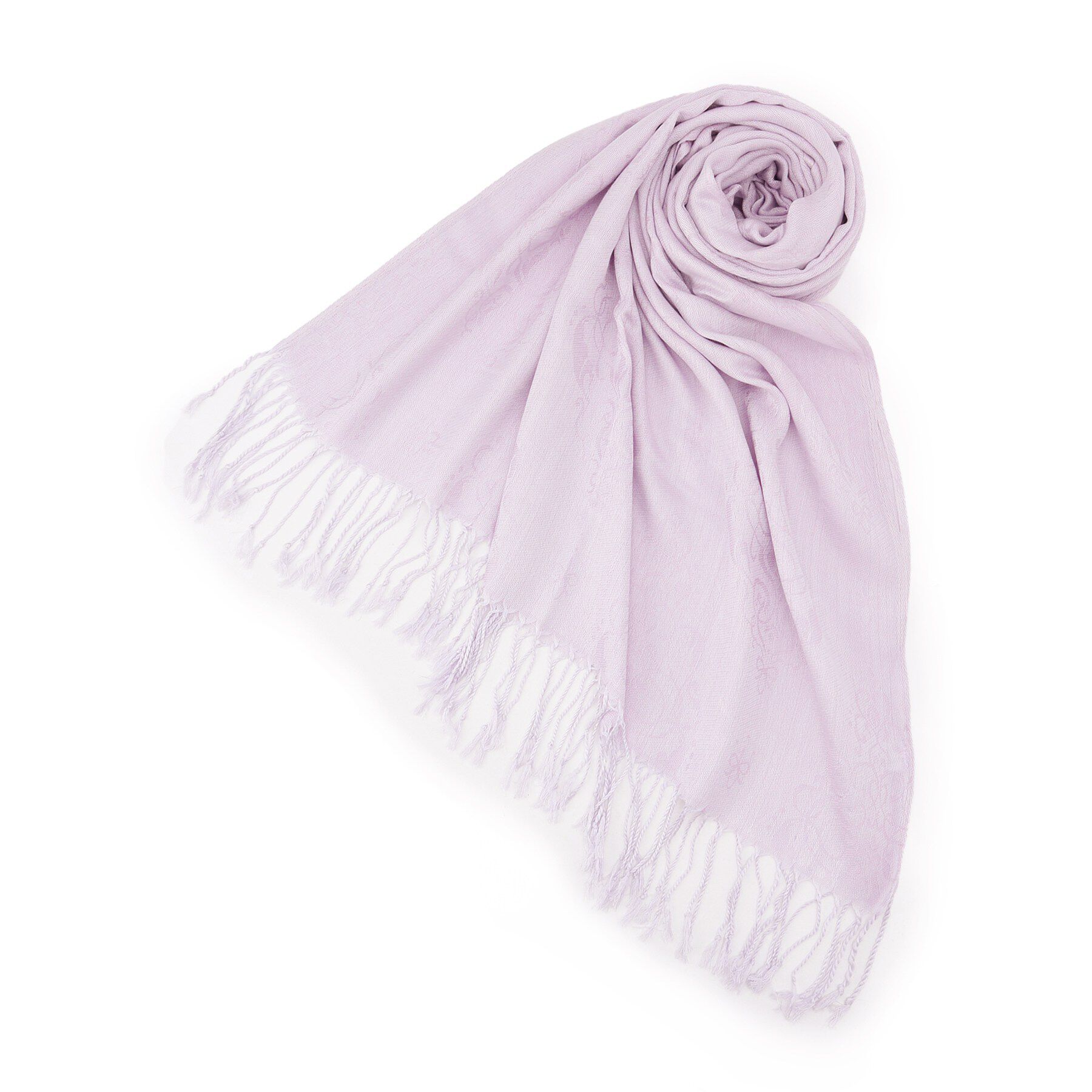 ITS&rsquo;DEMO「【手洗い可】ダマスク柄ストール」|ストール|ラベンダー(180)