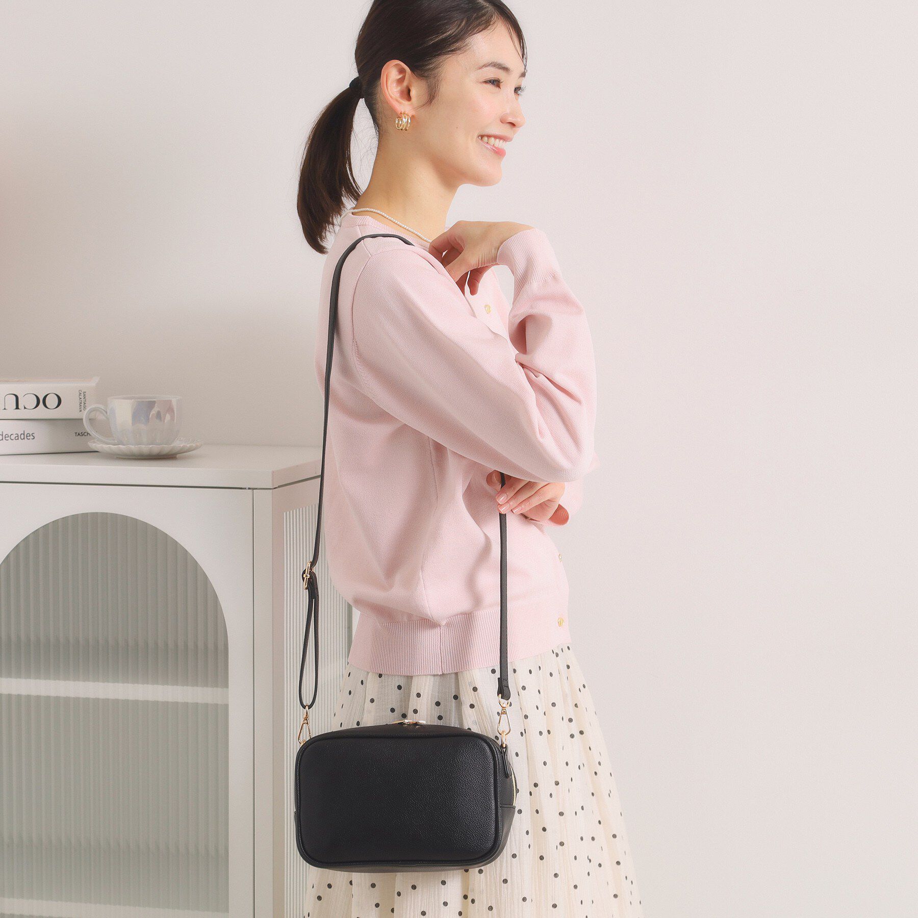 ITS&rsquo;DEMO「【ベルト付け替え可】スクエアセットミニショルダー」|ショルダー・メッセンジャー|