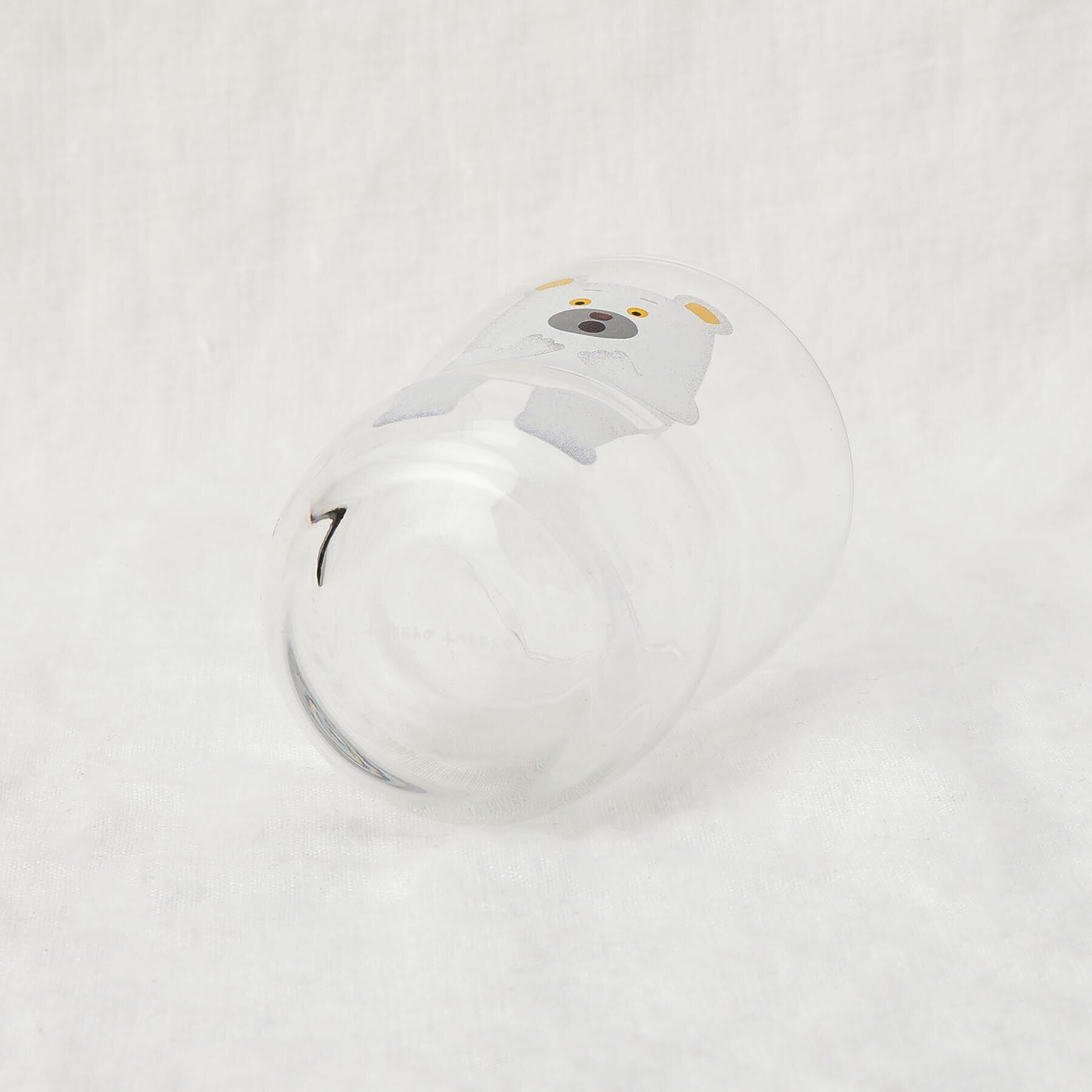 212 KITCHEN STORE「つよいこグラスMしろくまのパンツ」|グラス・マグカップ|