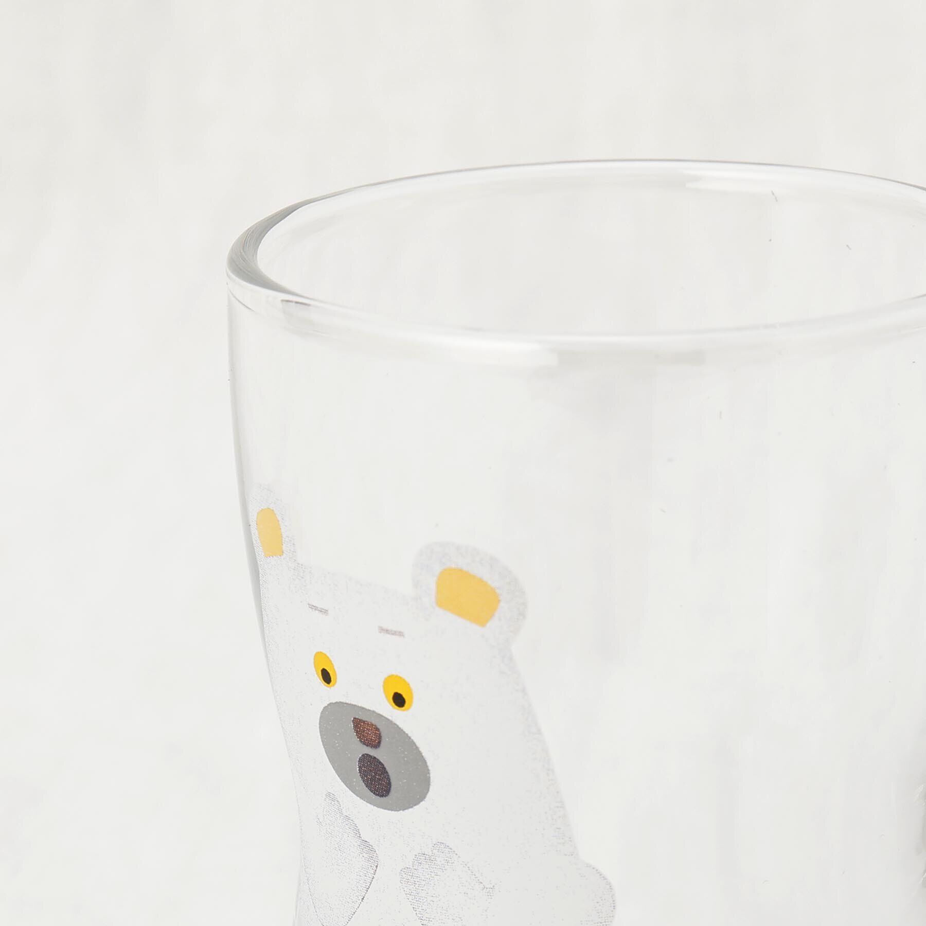 212 KITCHEN STORE「つよいこグラスS＆Mセットしろくまのパンツ」|グラス・マグカップ|