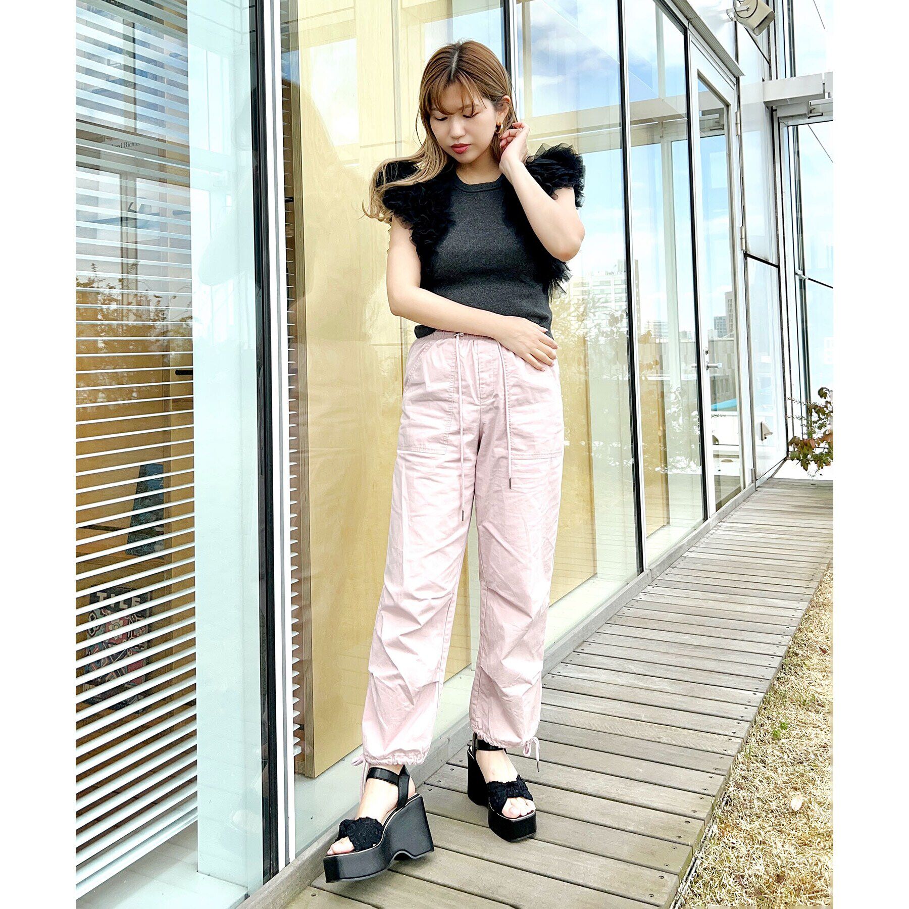 ESPERANZA「ムスビウェッジサンダル 24SS」|サンダル|