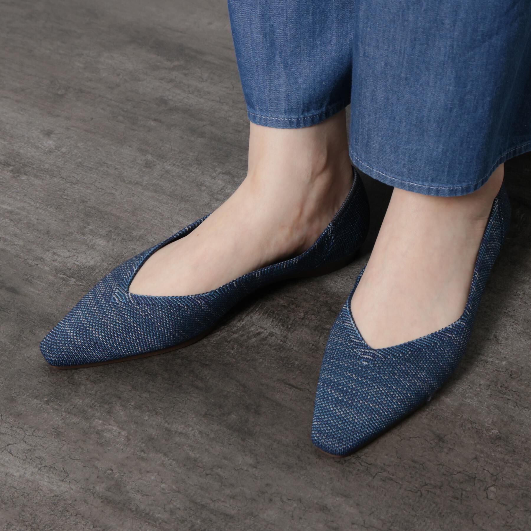 ESPERANZA「Oito和紙フラットパンプス」|パンプス|