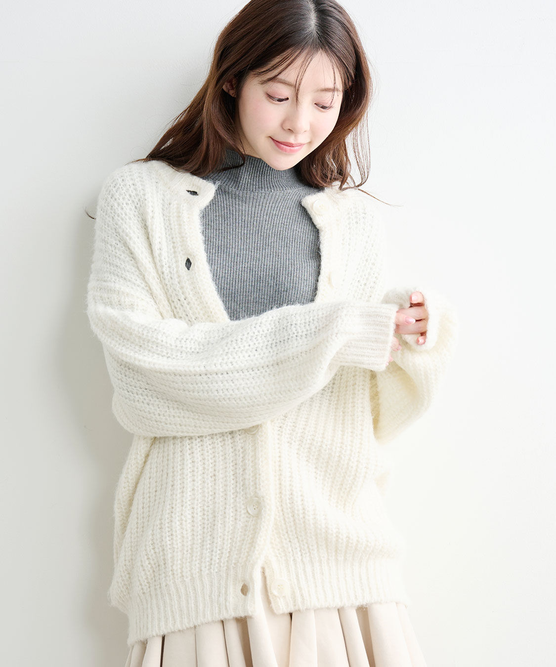 COCO DEAL「ローゲージボリュームカーディガン」|ニット・セーター|