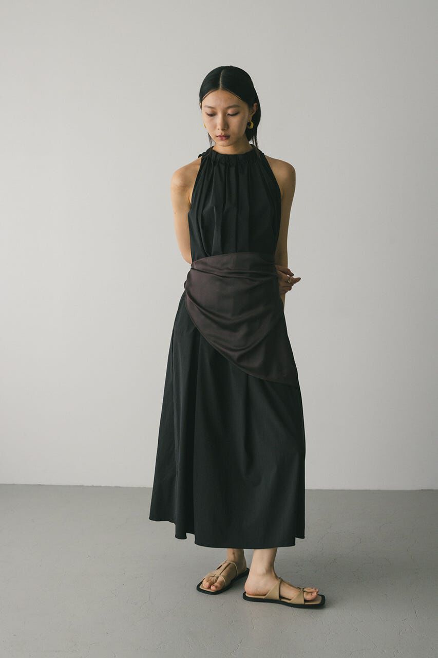 STYLEMIXER「撥水ネックギャザーワンピース」|ワンピース|