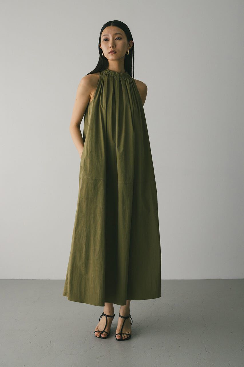 STYLEMIXER「撥水ネックギャザーワンピース」|ワンピース|