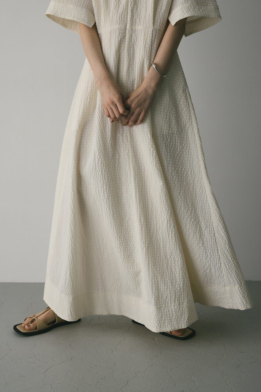 STYLEMIXER「ビッグカラーフレアワンピース」|ワンピース|