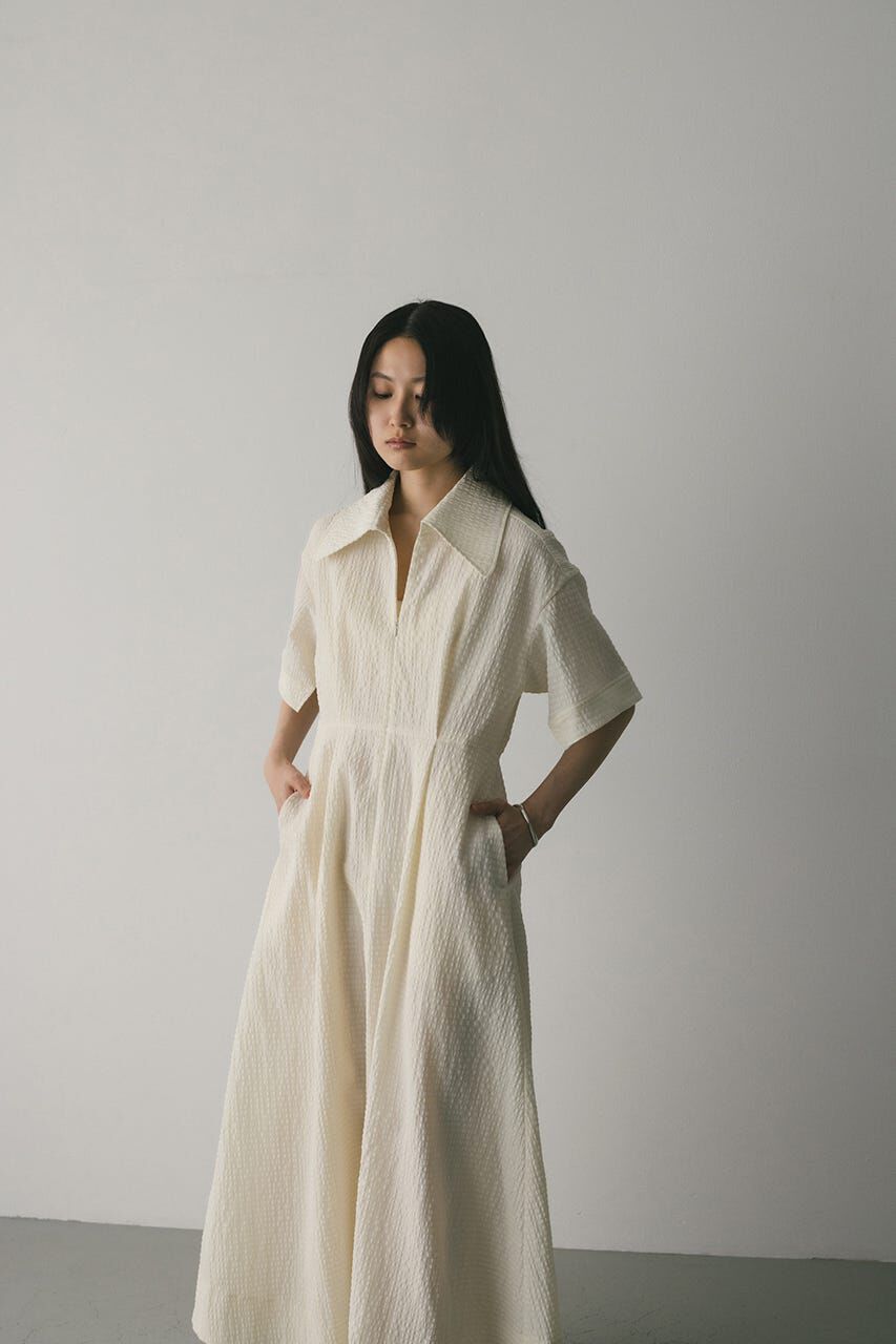 STYLEMIXER「ビッグカラーフレアワンピース」|ワンピース|